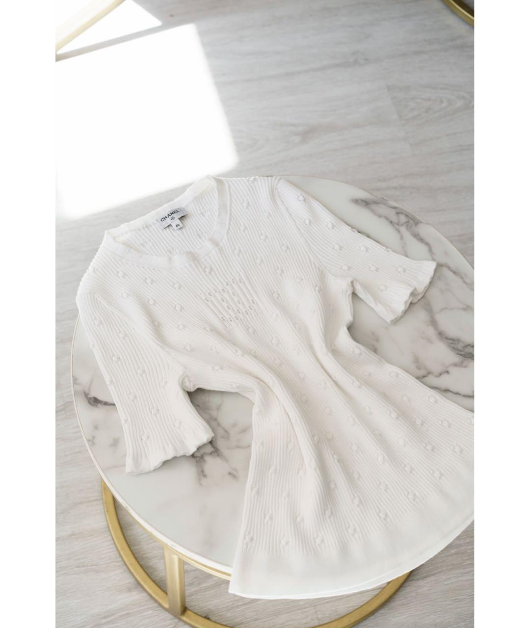 CHANEL Белая футболка, фото 4