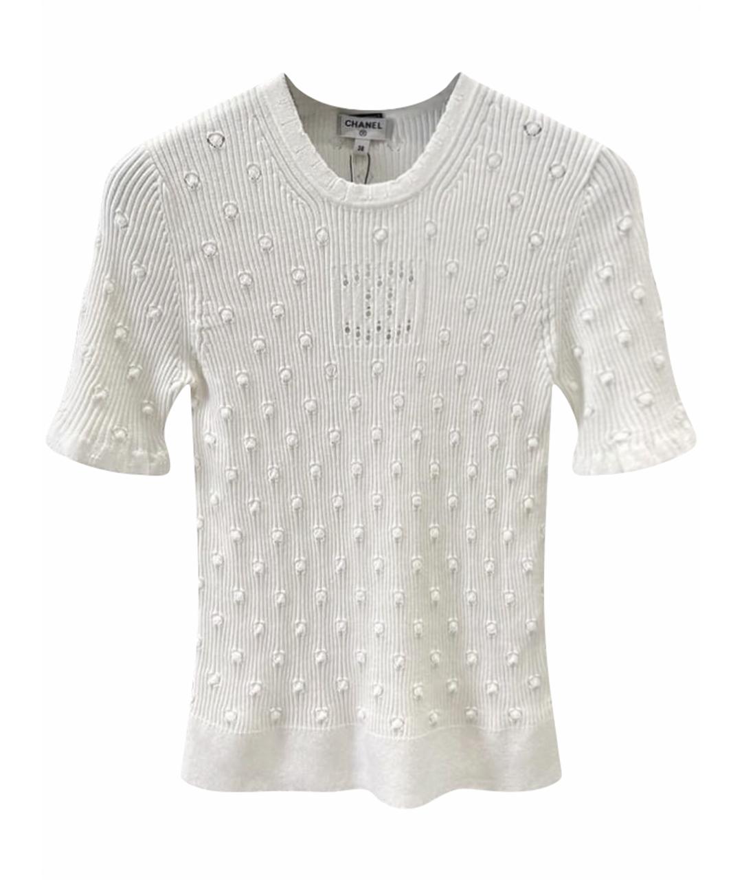 CHANEL Белая футболка, фото 1
