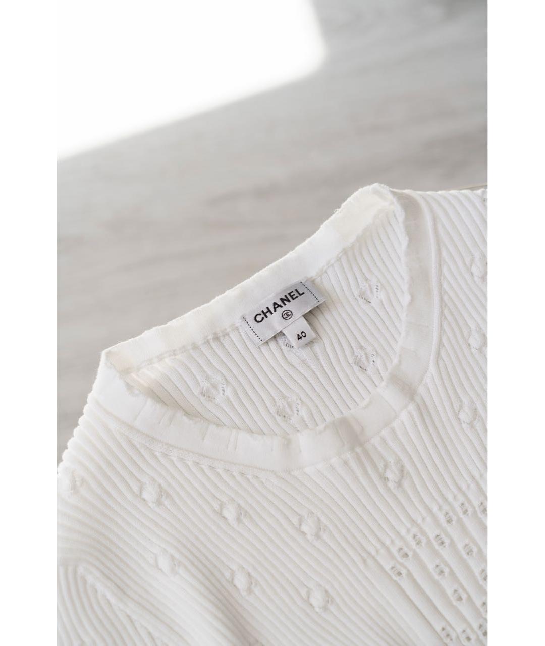 CHANEL Белая футболка, фото 3