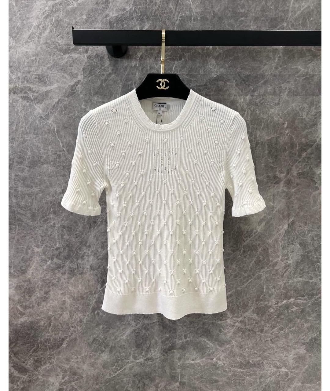CHANEL Белая футболка, фото 5