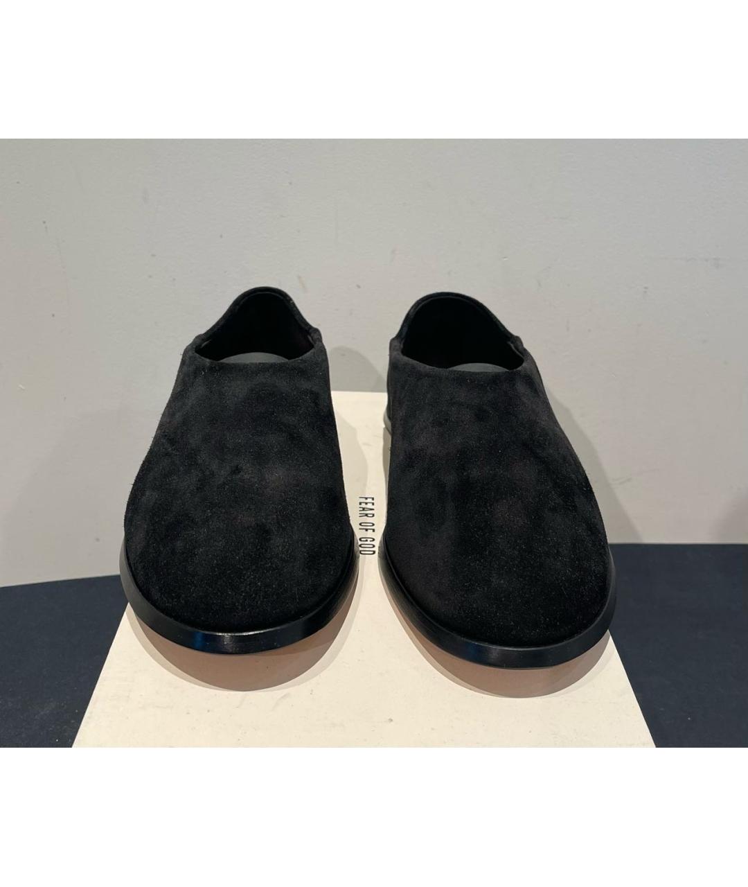 FEAR OF GOD Черные замшевые лоферы, фото 2