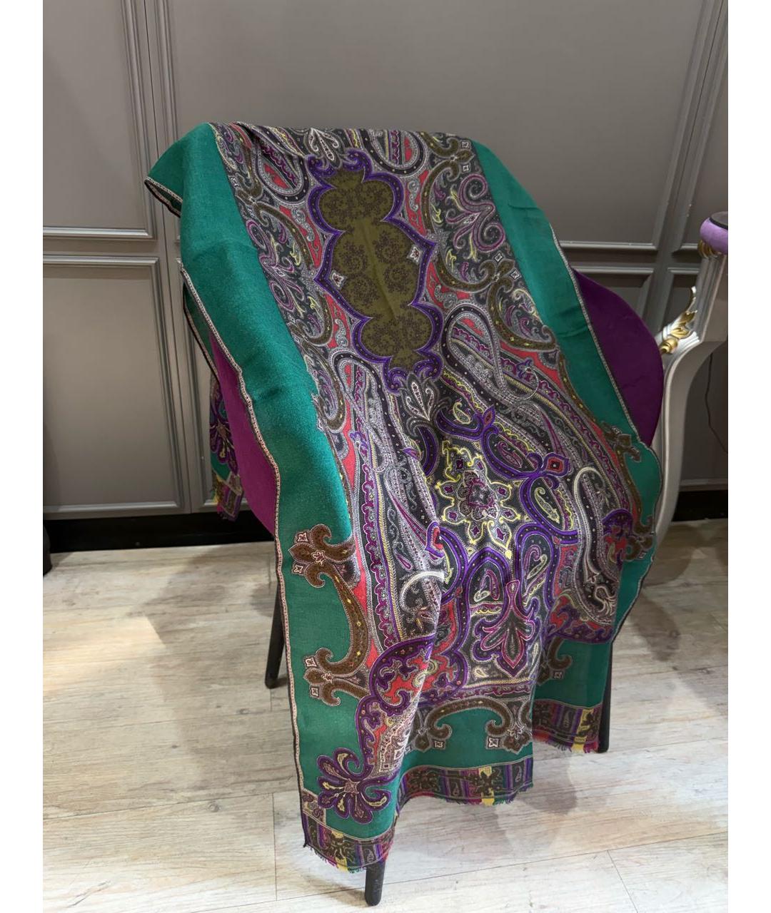 ETRO Мульти шерстяной шарф, фото 2