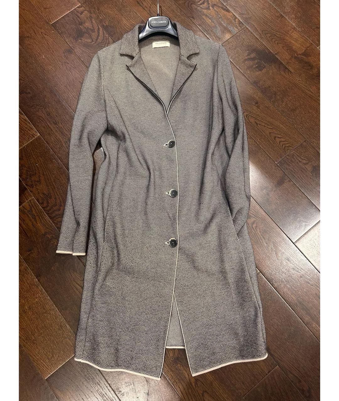 FALCONERI Коричневый хлопковый кардиган, фото 4