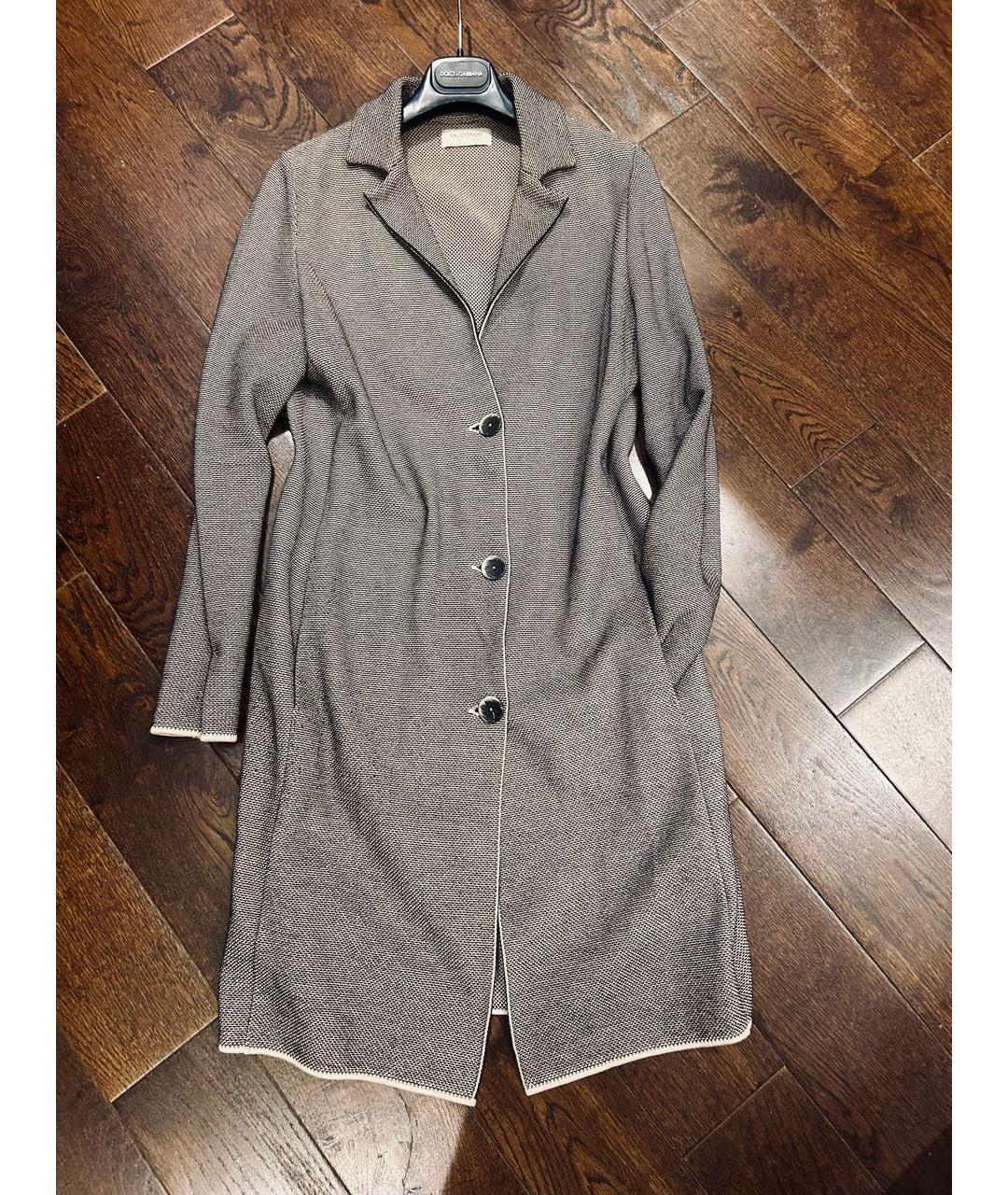 FALCONERI Коричневый хлопковый кардиган, фото 9