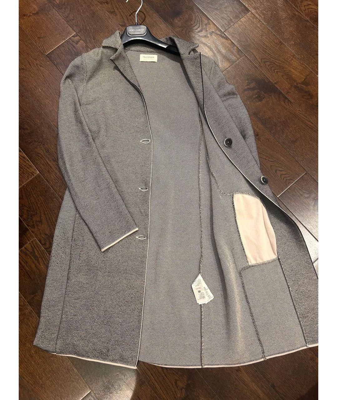 FALCONERI Коричневый хлопковый кардиган, фото 2