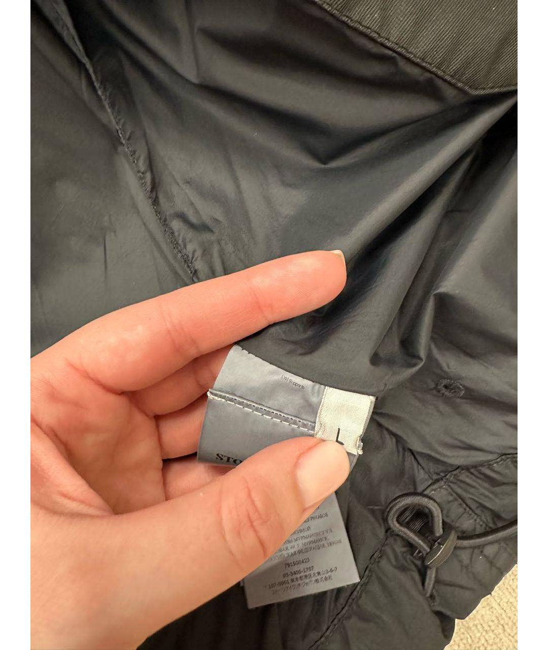 STONE ISLAND Черный жилет, фото 5