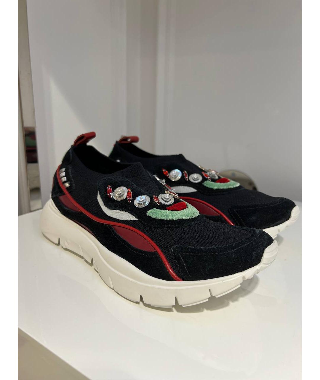 VALENTINO Черные кроссовки, фото 2