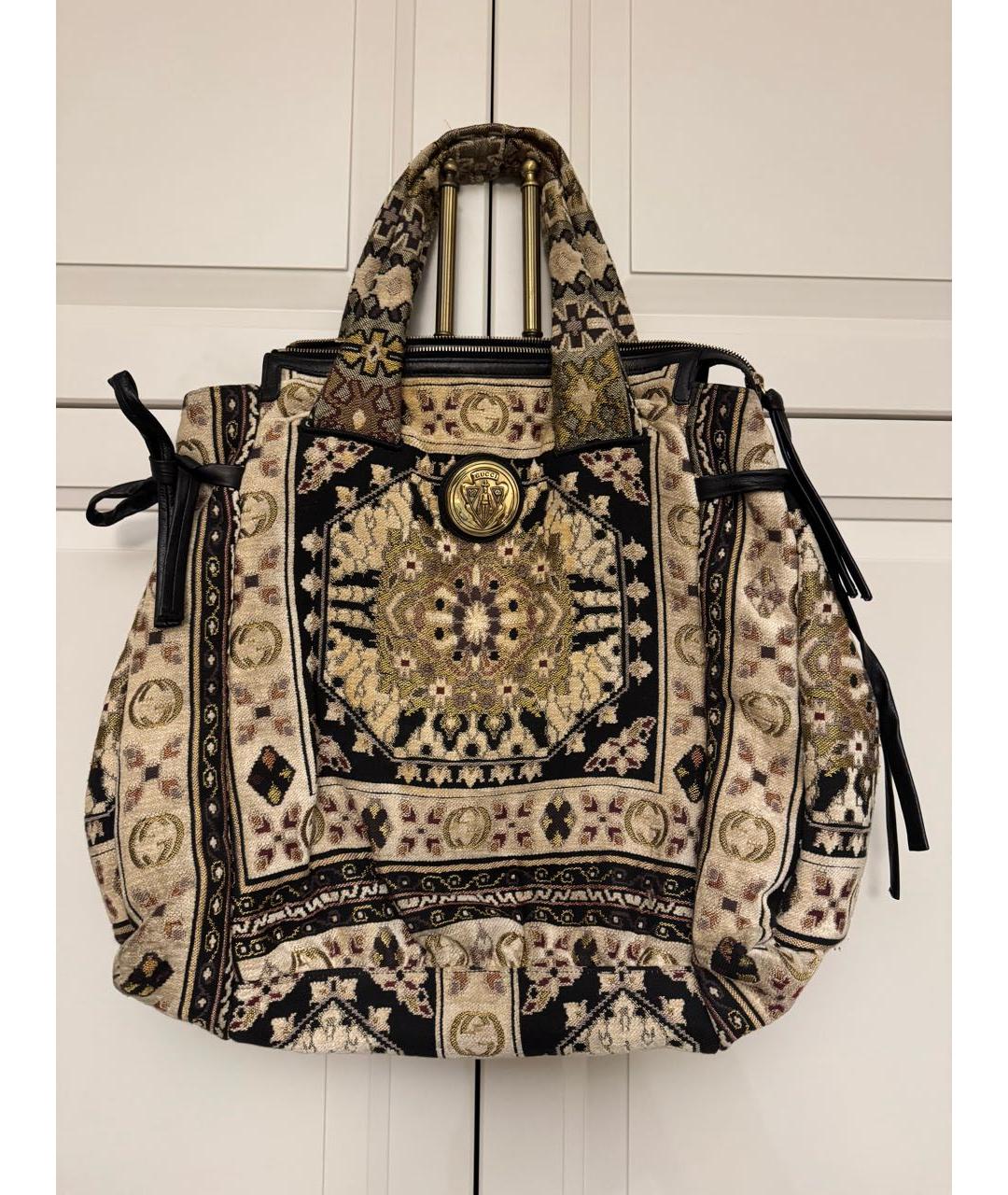 GUCCI Тканевая сумка тоут, фото 9