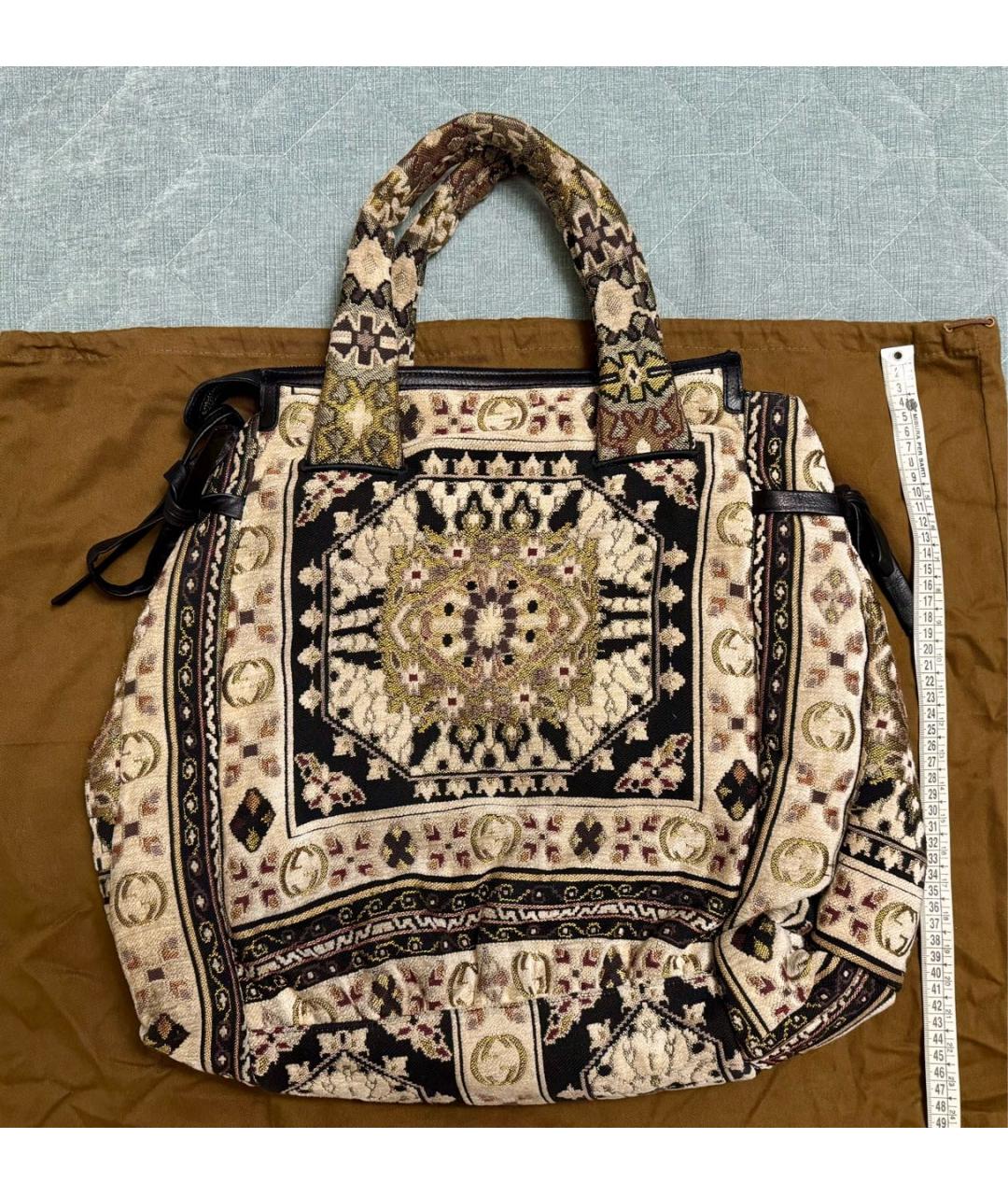 GUCCI Тканевая сумка тоут, фото 3