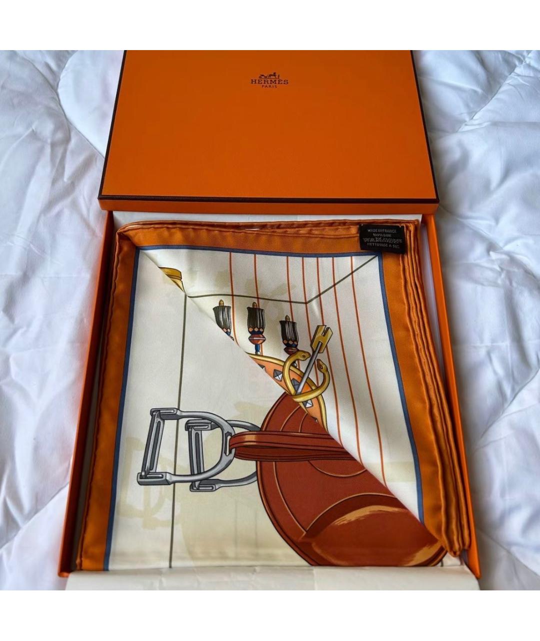 HERMES Шелковый платок, фото 3
