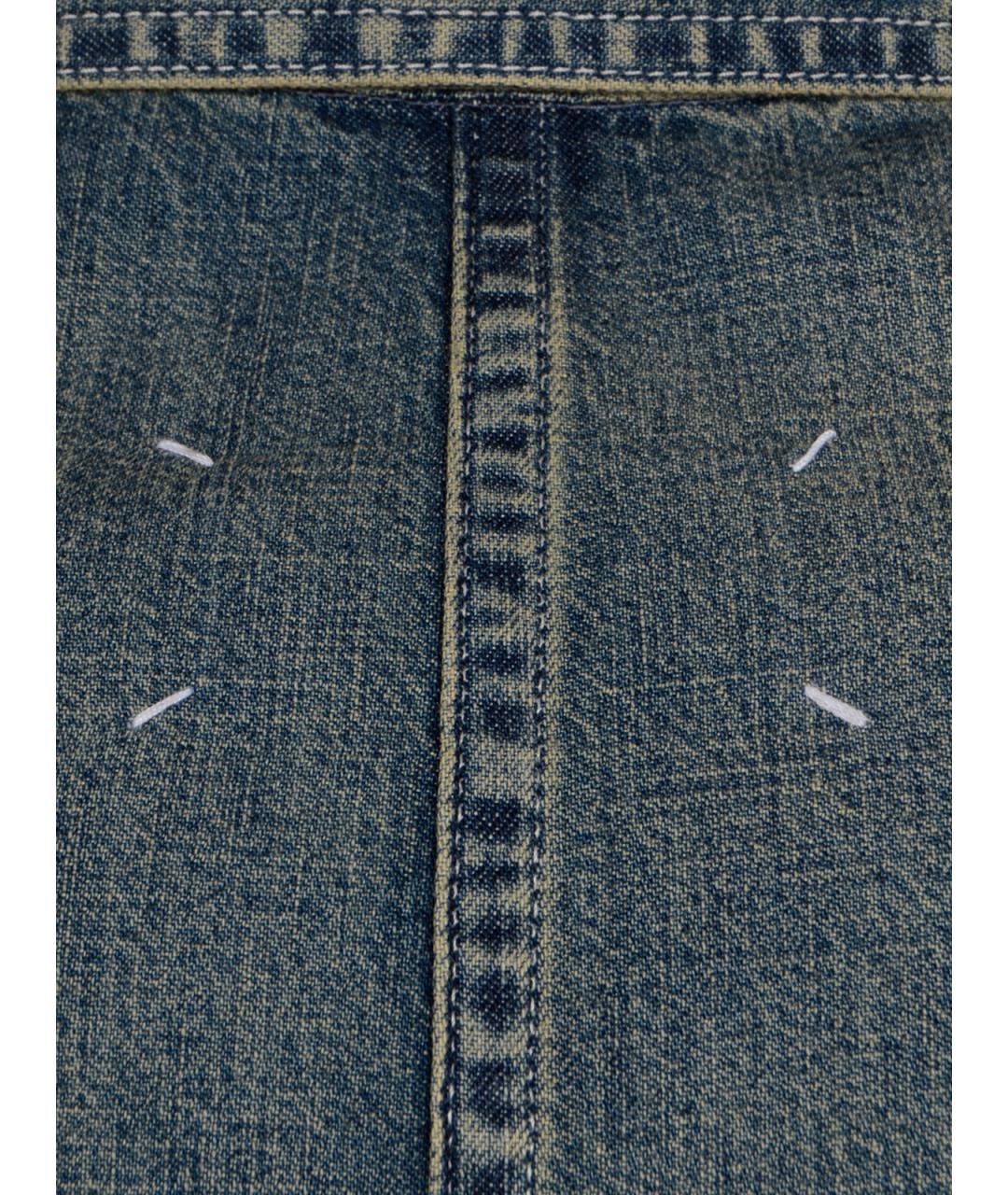 MAISON MARGIELA Синяя хлопковая куртка, фото 3