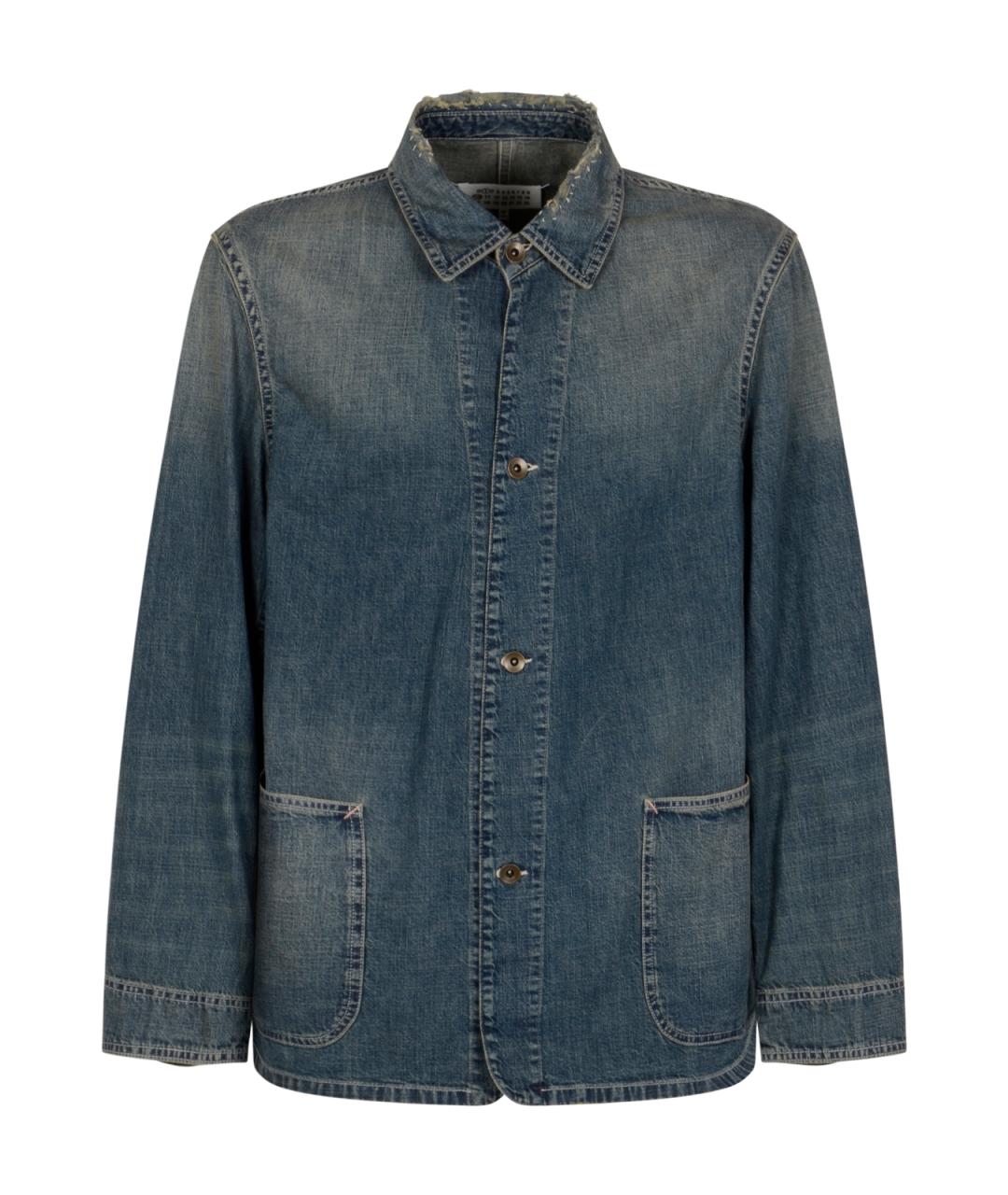 MAISON MARGIELA Синяя хлопковая куртка, фото 1