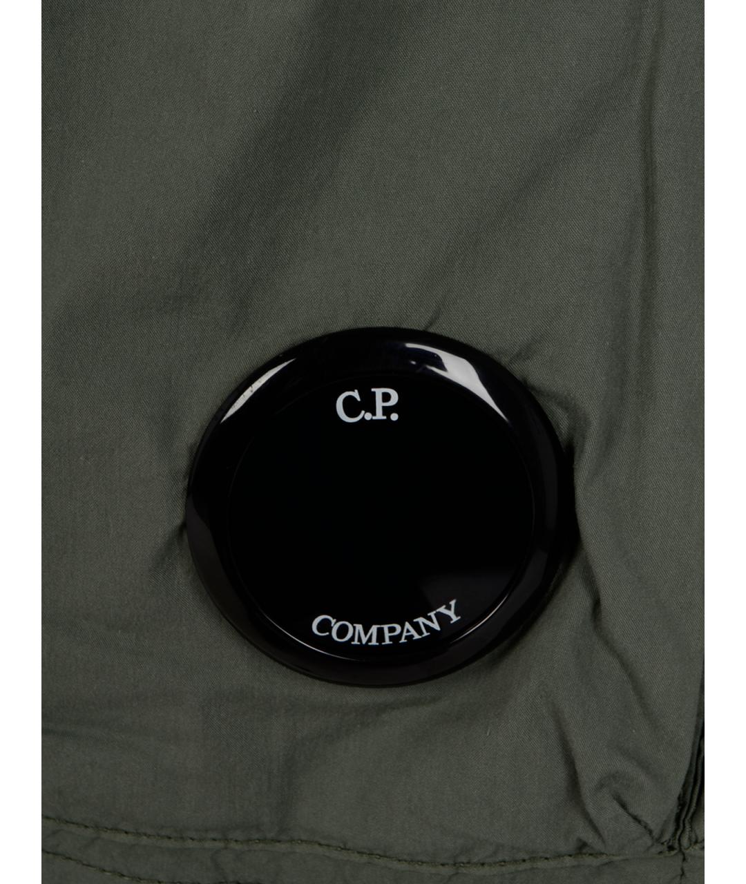 CP COMPANY Серые хлопковые шорты, фото 3
