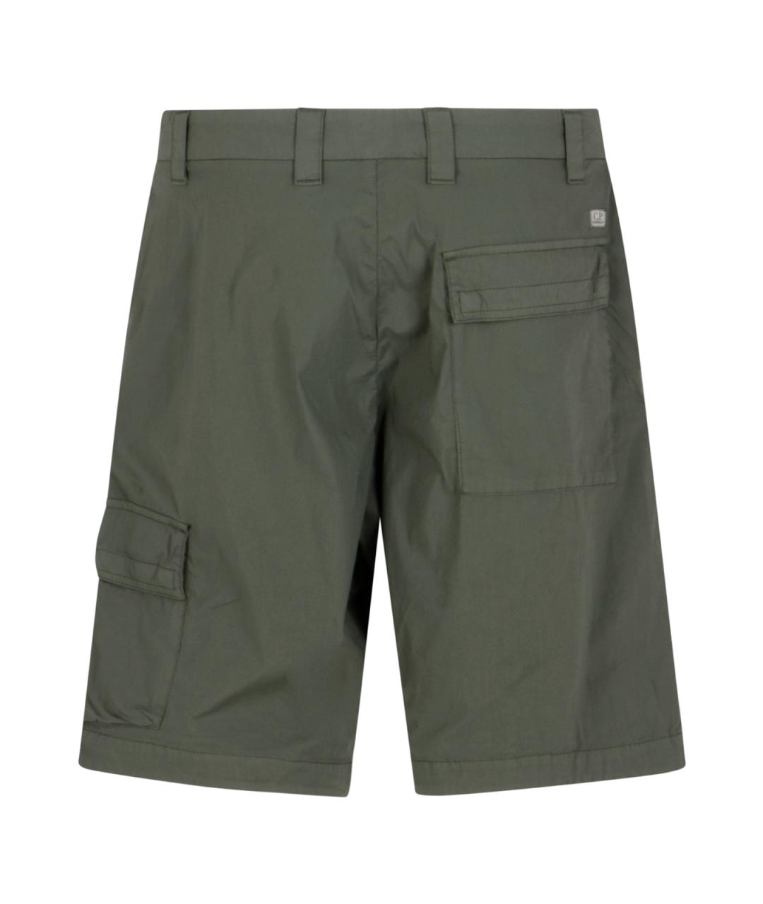 CP COMPANY Серые хлопковые шорты, фото 2