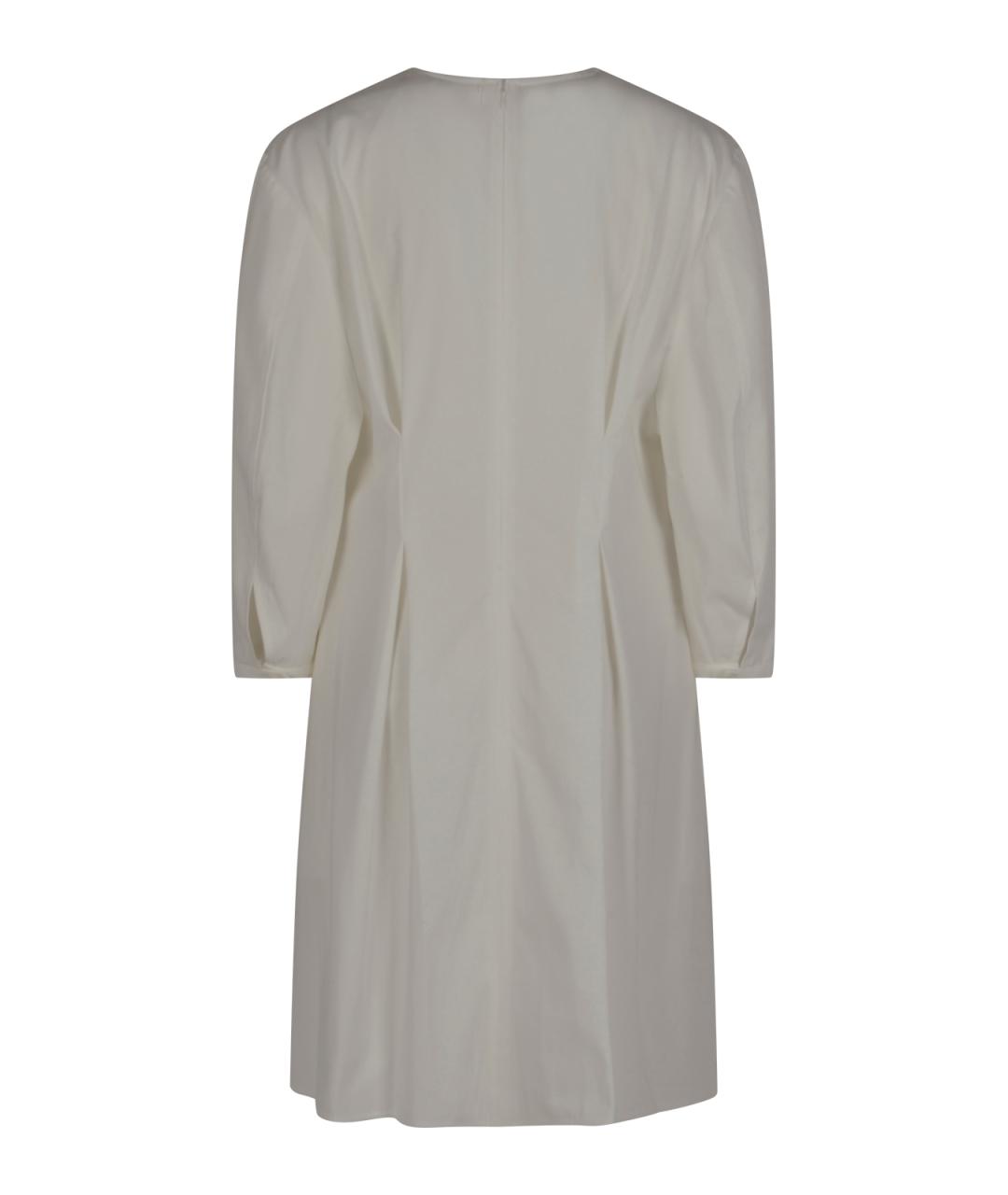 TOTEME Белое хлопковое повседневное платье, фото 2