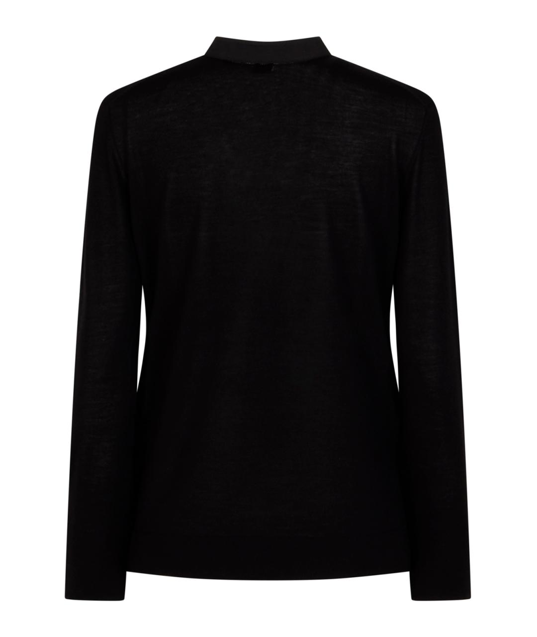 TOTEME Черный шерстяной джемпер / свитер, фото 2