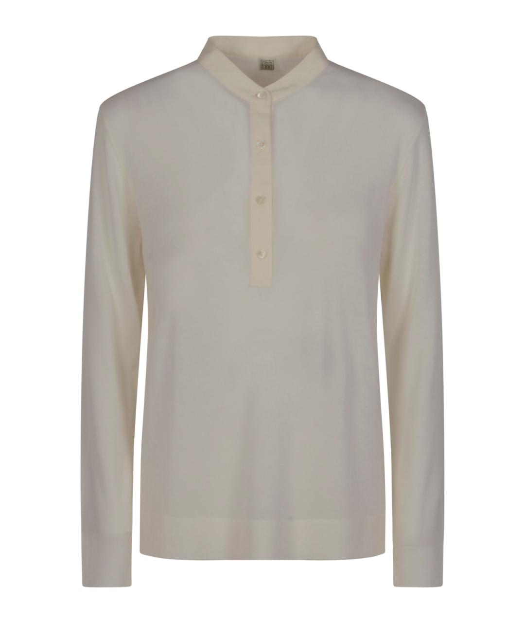 TOTEME Белый шерстяной джемпер / свитер, фото 1