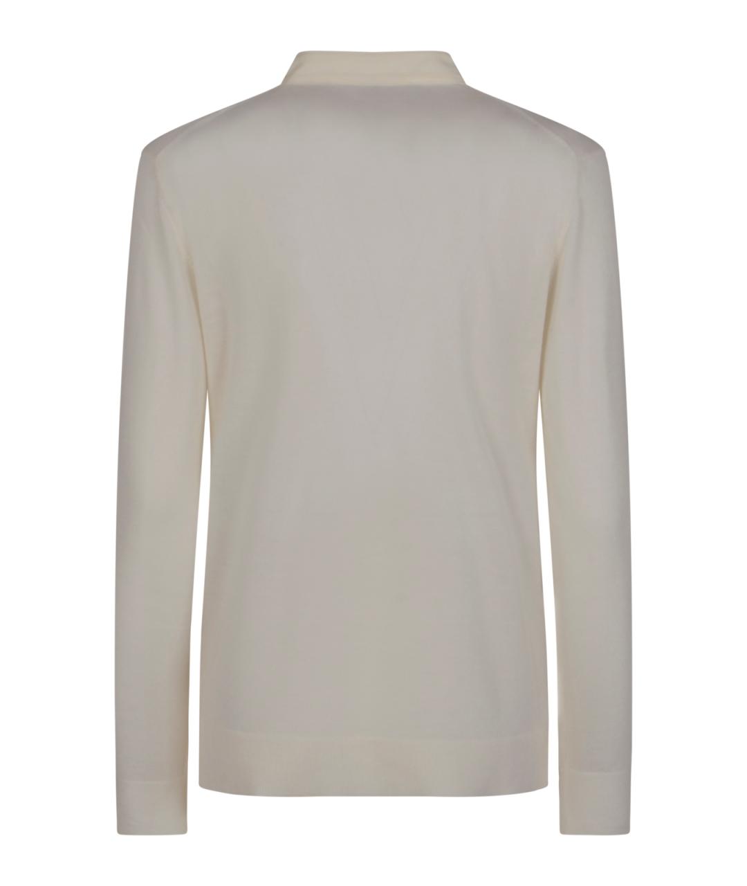 TOTEME Белый шерстяной джемпер / свитер, фото 2