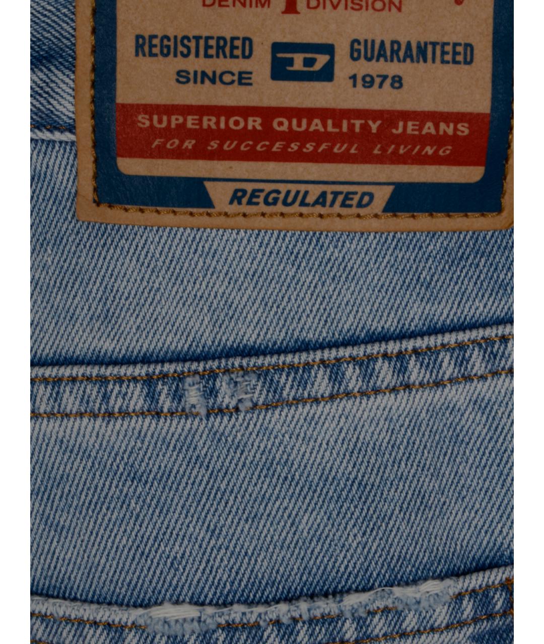 DIESEL Синие хлопковые шорты, фото 3