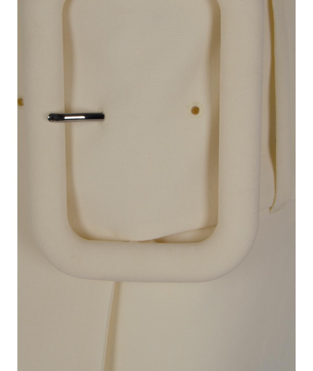 Ami Paris Бежевая вискозная юбка миди, фото 3