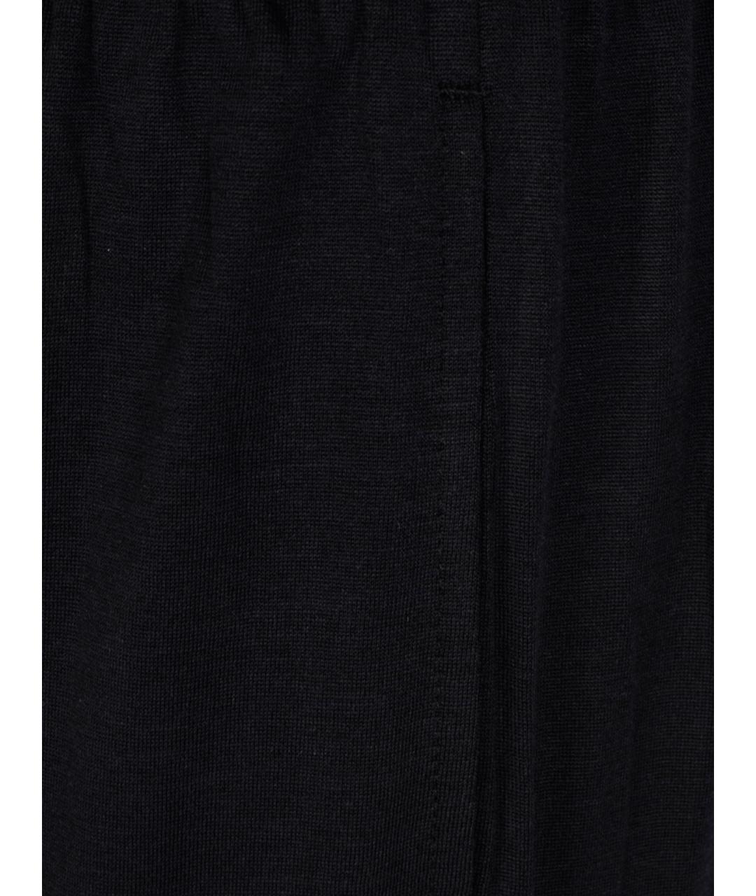 TOTEME Черные хлопковые прямые брюки, фото 3