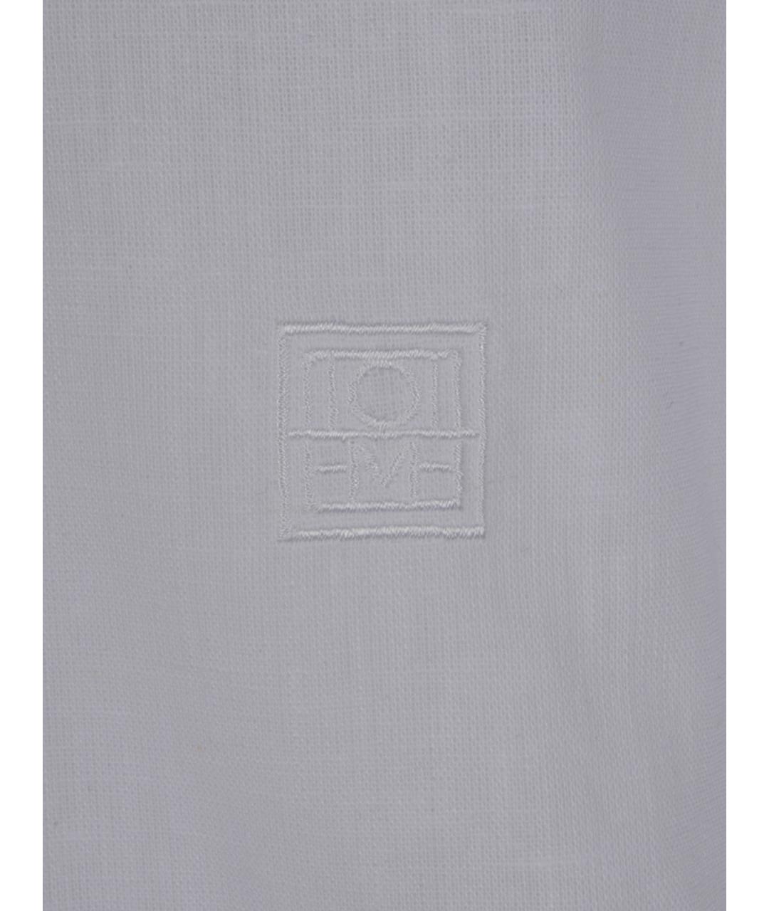 TOTEME Белая хлопковая рубашка, фото 3