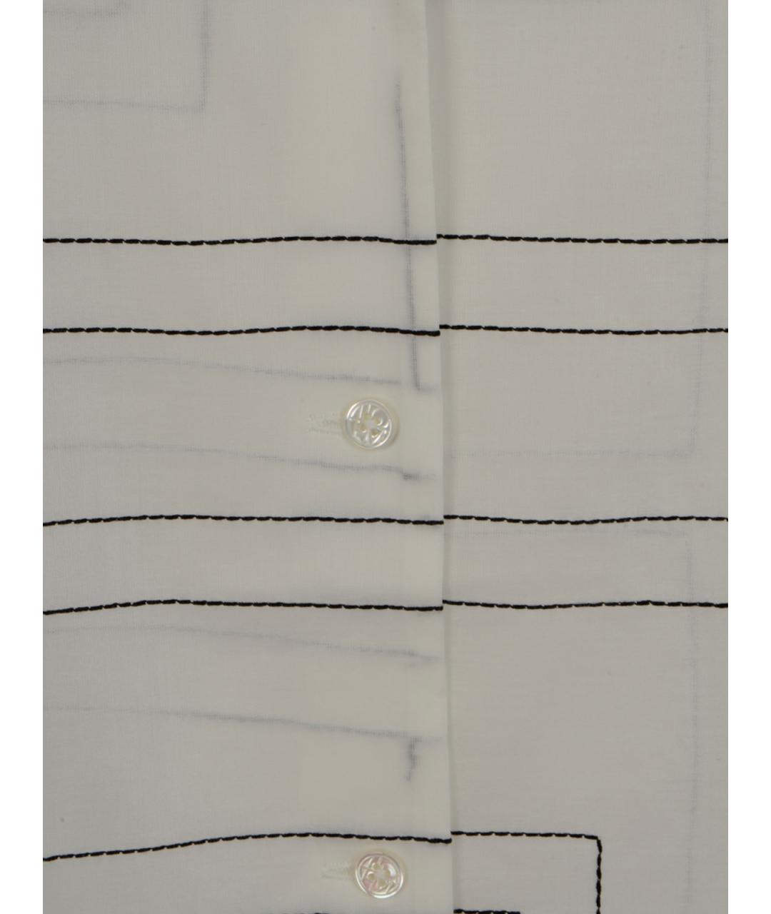 TOTEME Белая хлопковая рубашка, фото 3
