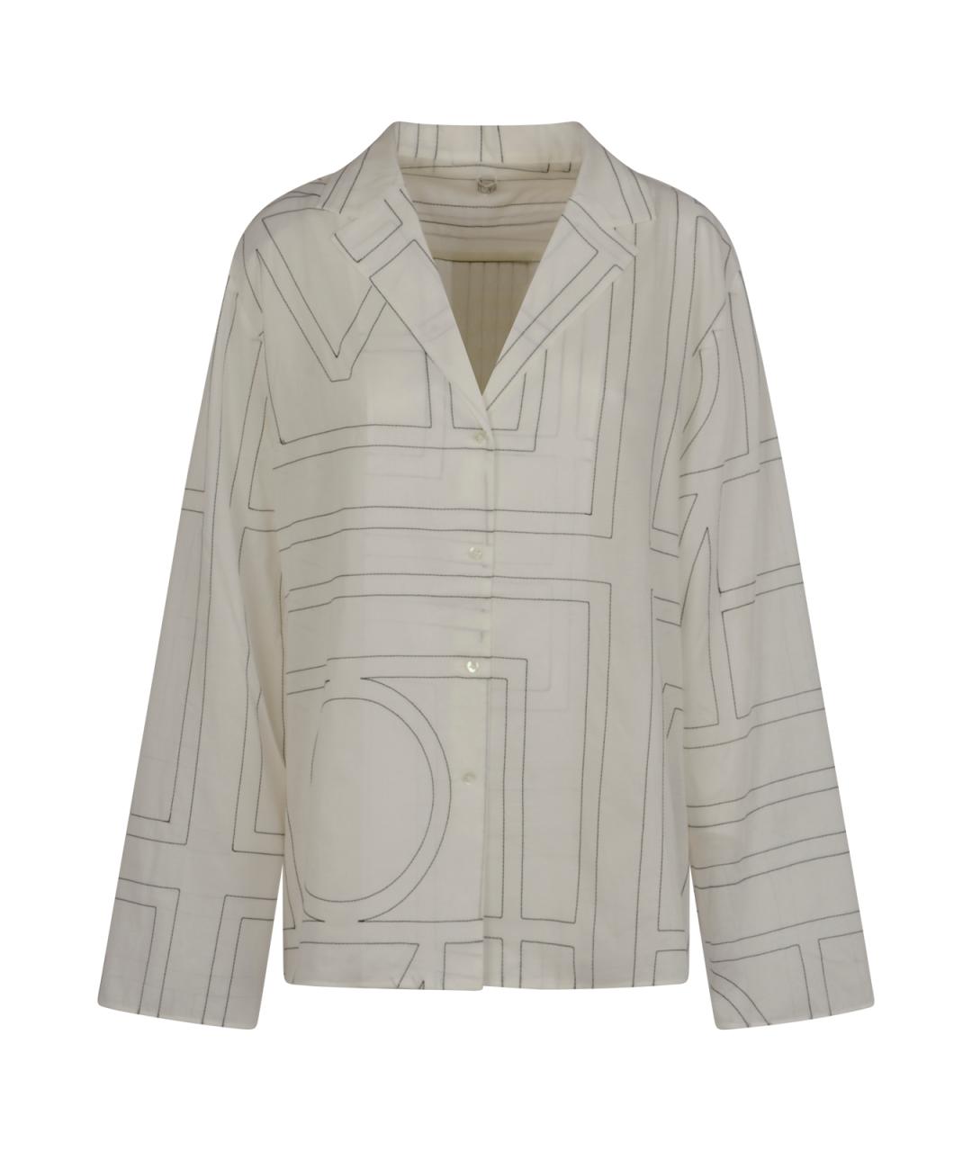 TOTEME Белая хлопковая рубашка, фото 1