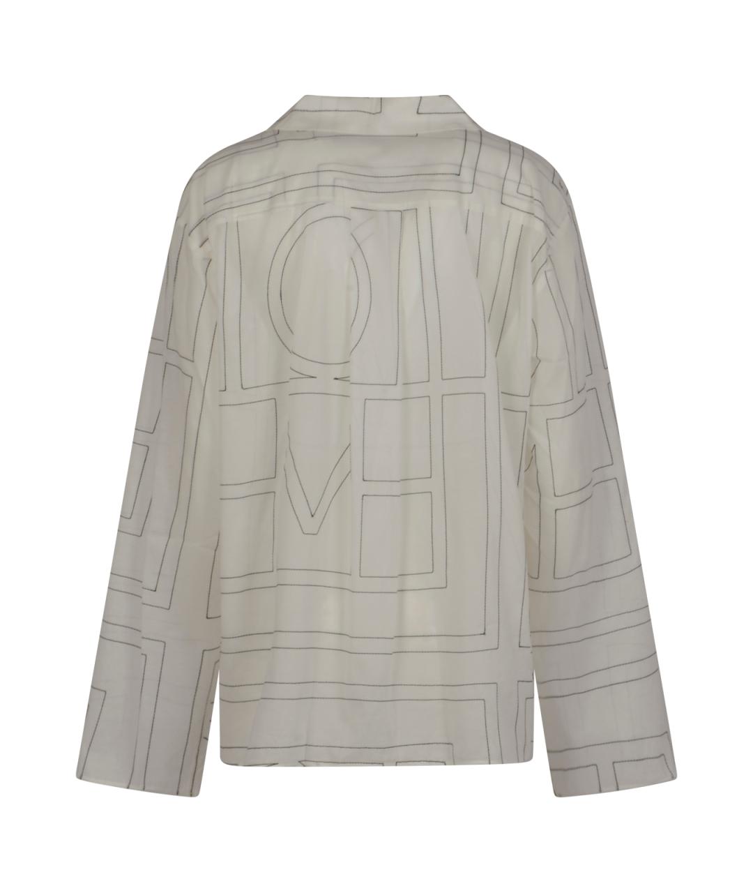 TOTEME Белая хлопковая рубашка, фото 2