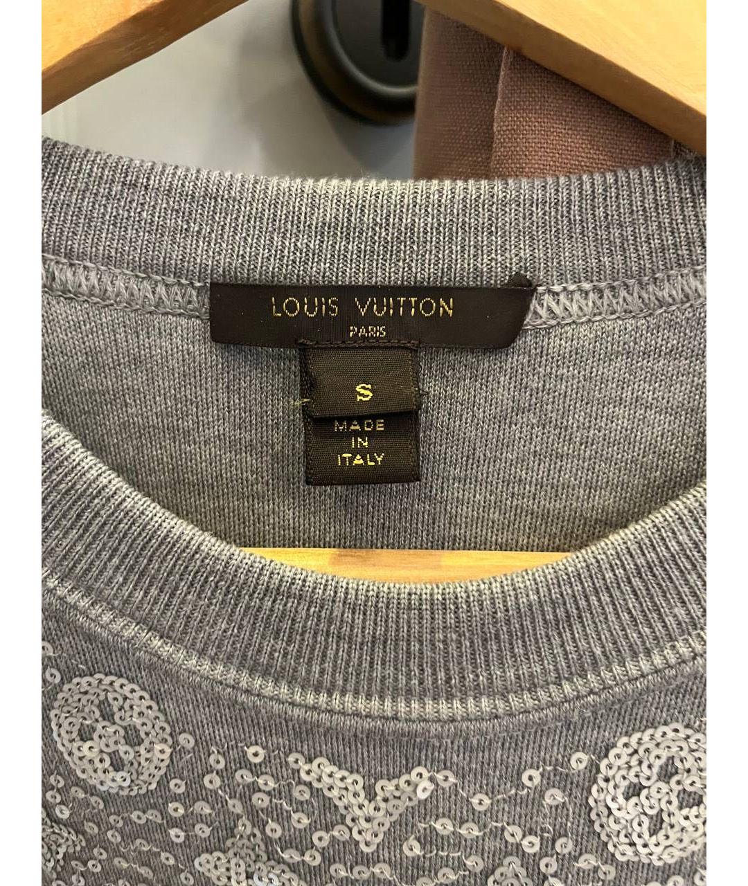 LOUIS VUITTON Серый джемпер / свитер, фото 3