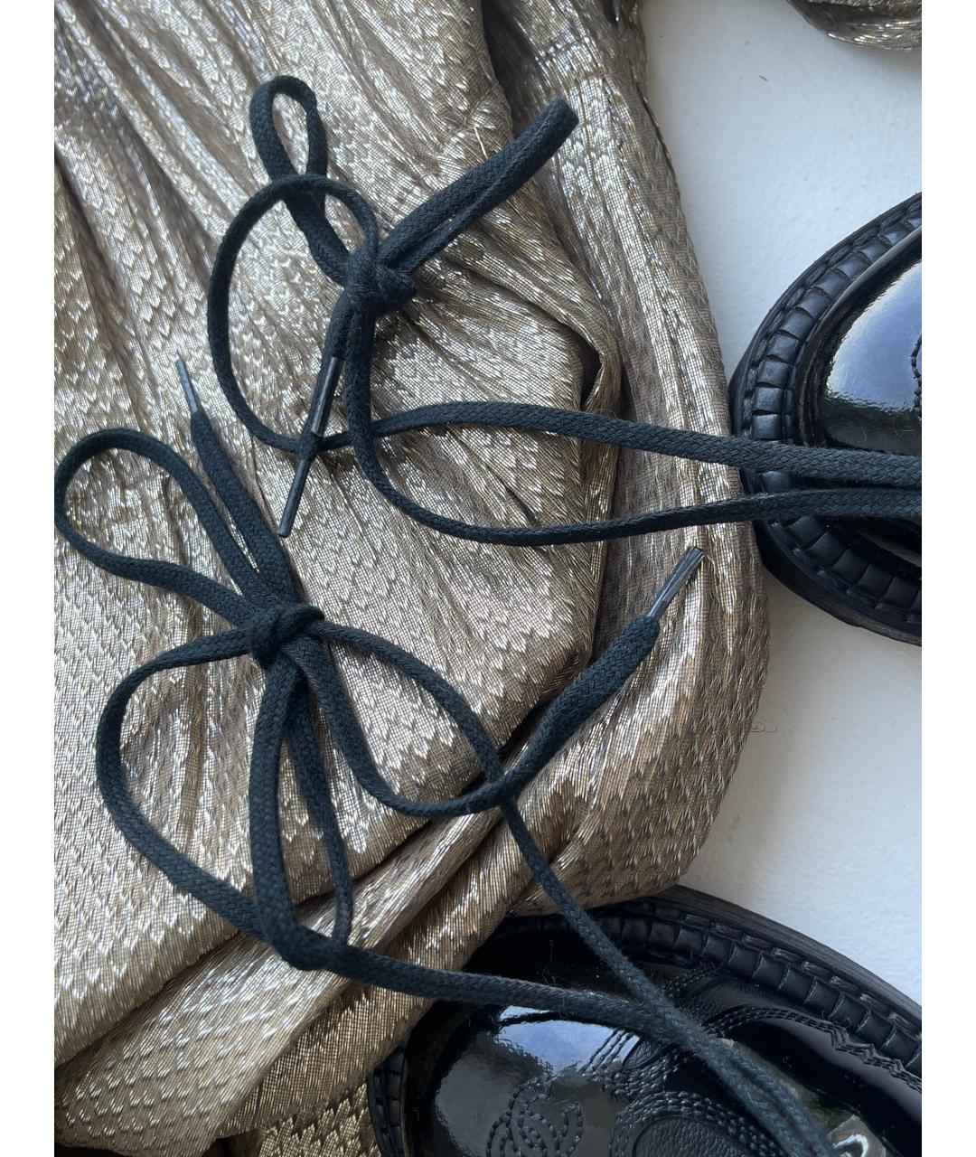 CHANEL Черные кожаные ботинки, фото 8