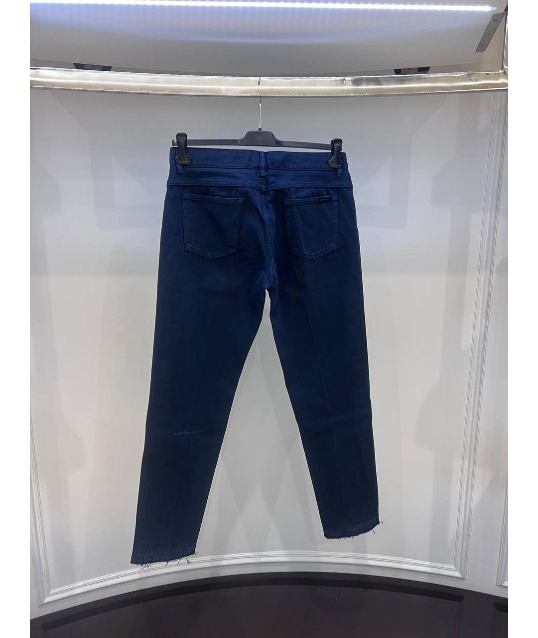 DOLCE&GABBANA Синие деним повседневные брюки, фото 3