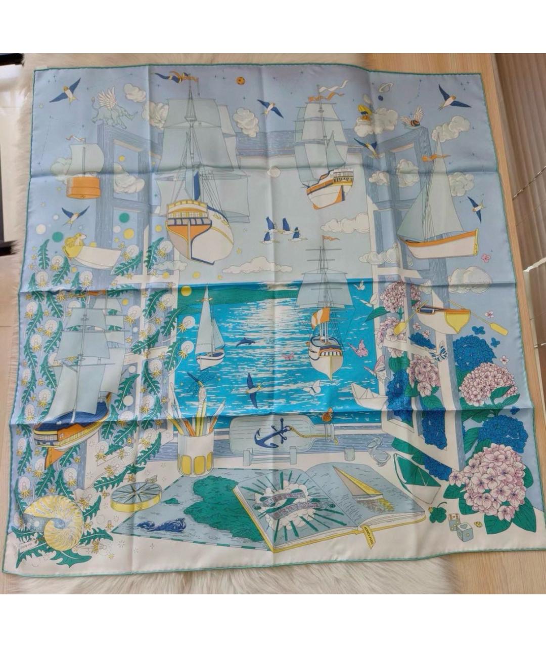 HERMES Шелковый платок, фото 2