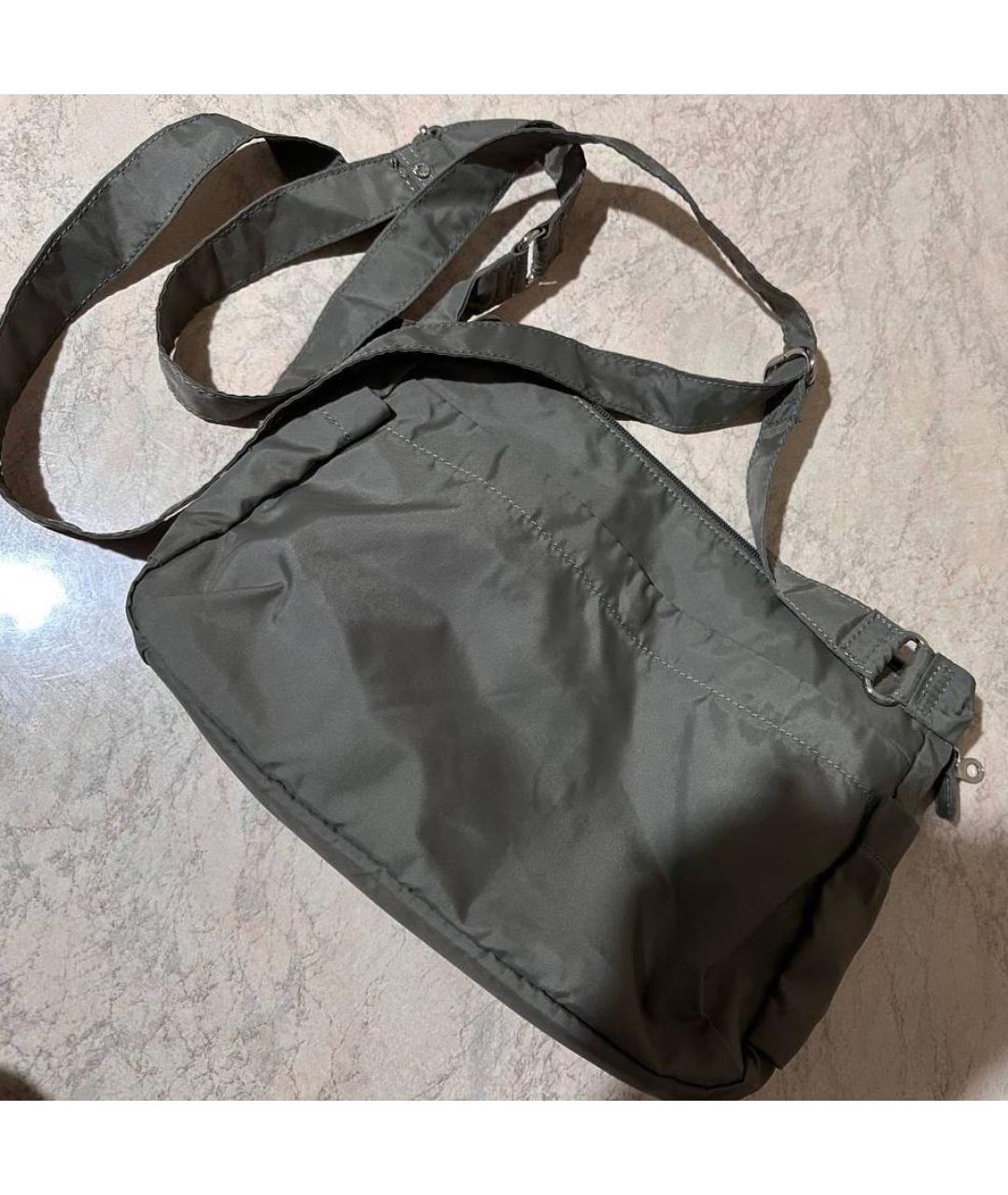 YOHJI YAMAMOTO Серая сумка на плечо, фото 2