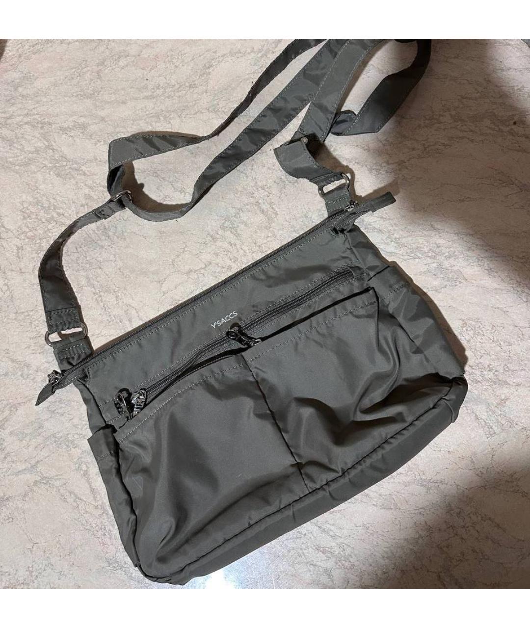 YOHJI YAMAMOTO Серая сумка на плечо, фото 6