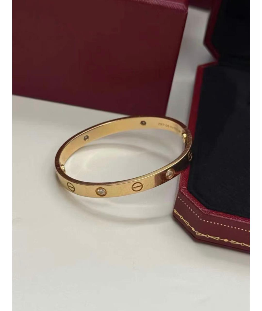 CARTIER Золотой браслет из розового золота, фото 5