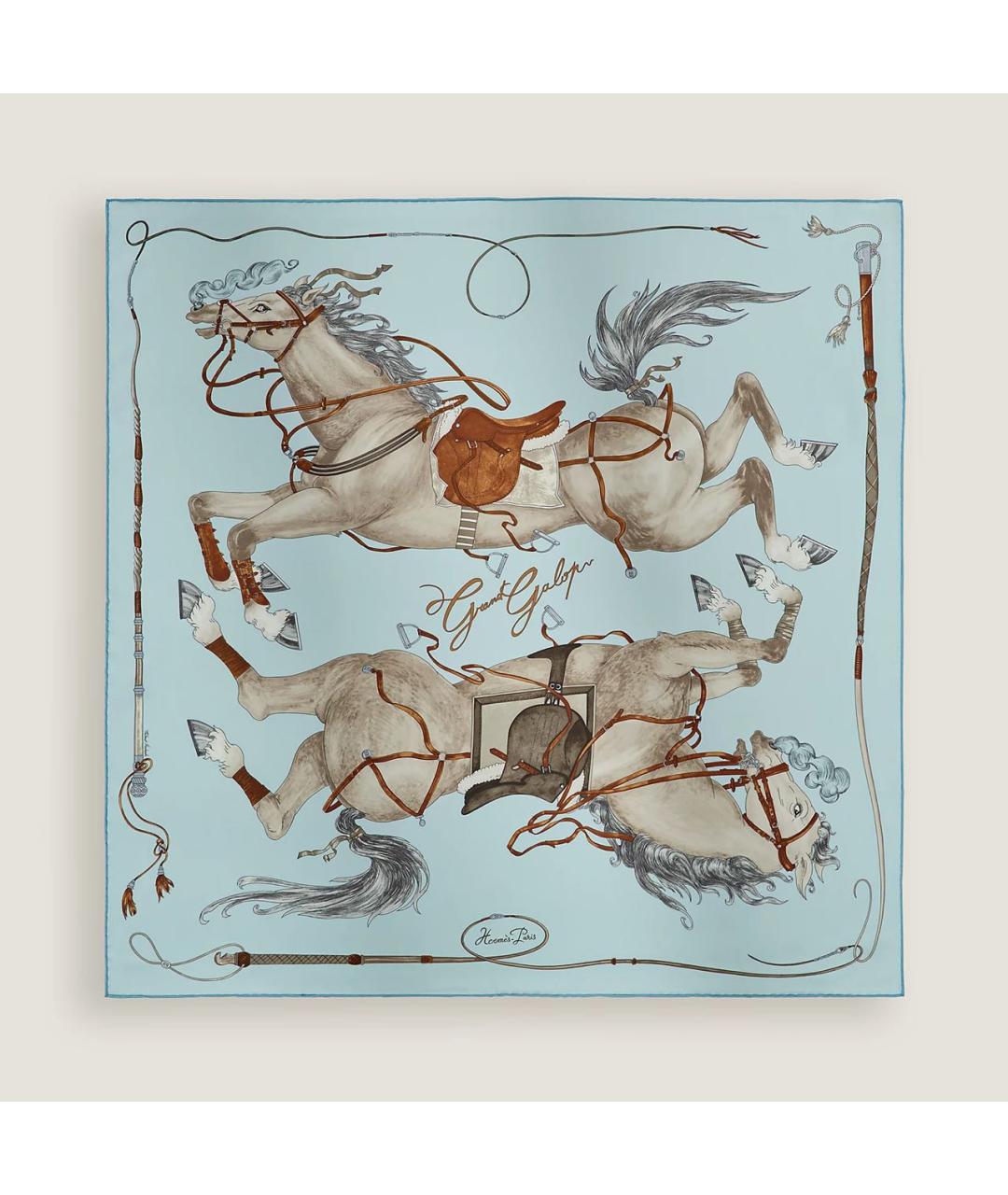 HERMES Шелковый платок, фото 7