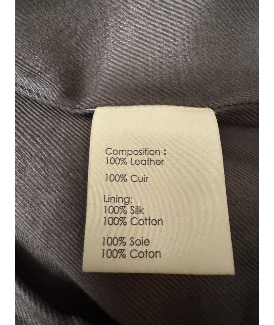 3.1 PHILLIP LIM Антрацитовый кожаный жакет/пиджак, фото 8