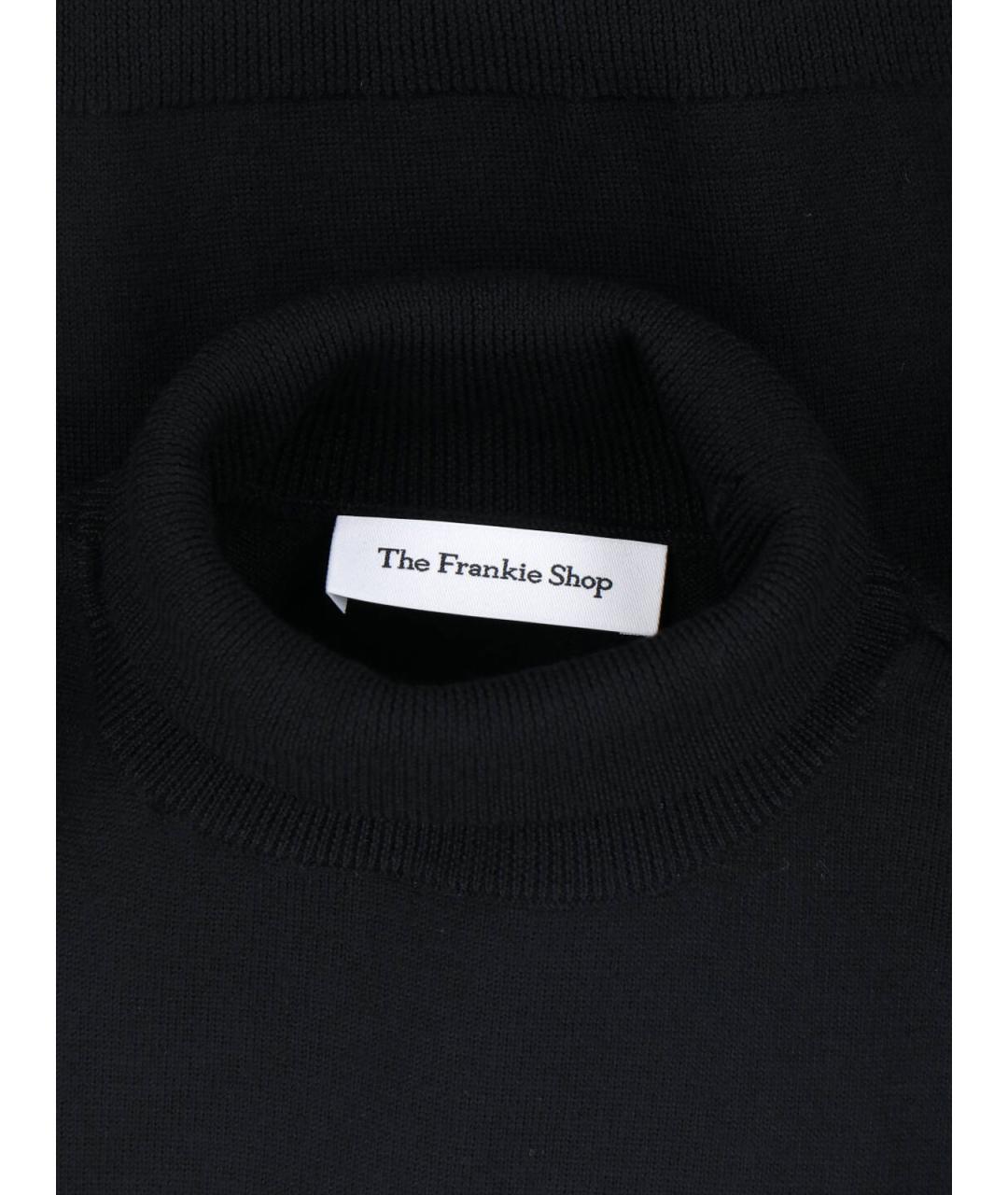 THE FRANKIE SHOP Черный шерстяной джемпер / свитер, фото 3