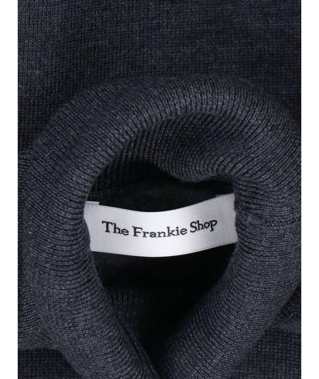 THE FRANKIE SHOP Серый шерстяной джемпер / свитер, фото 3