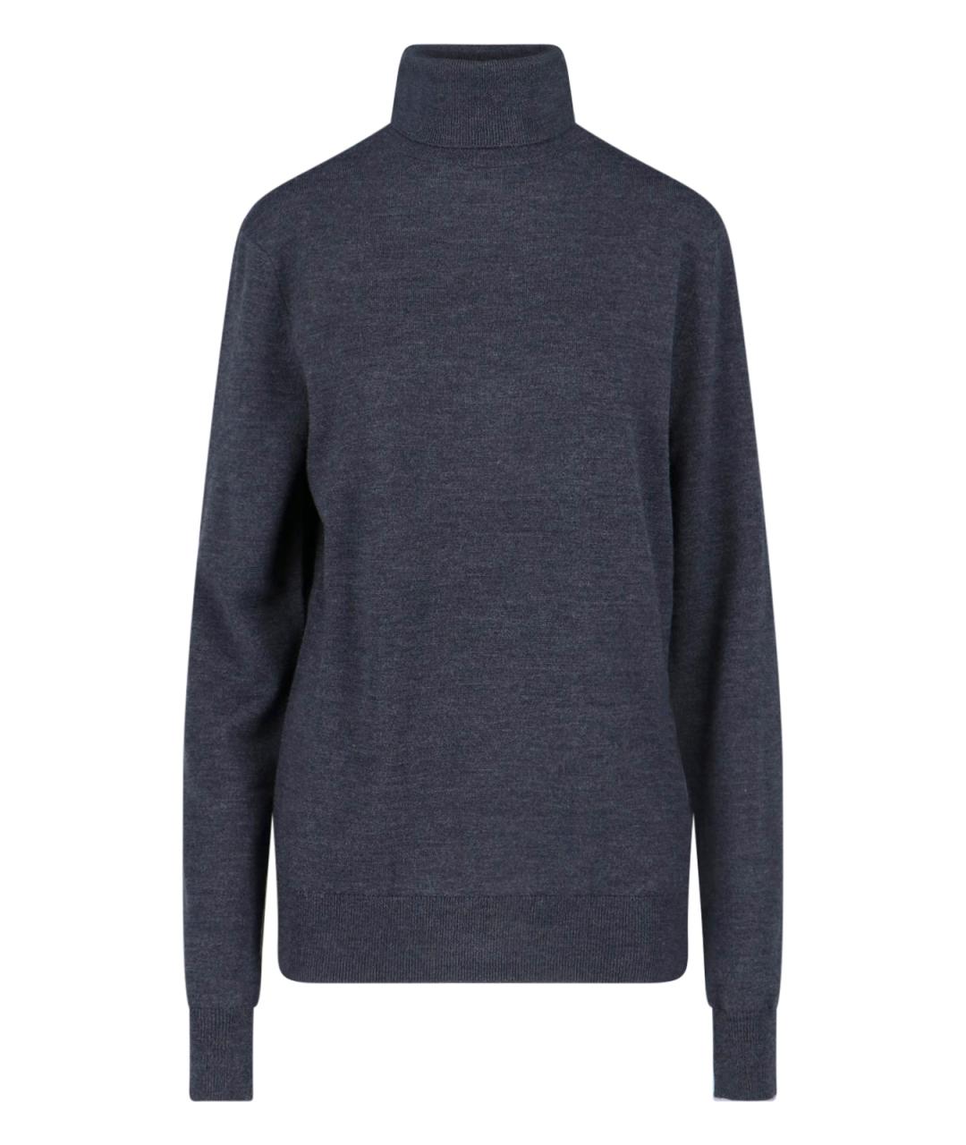 THE FRANKIE SHOP Серый шерстяной джемпер / свитер, фото 1