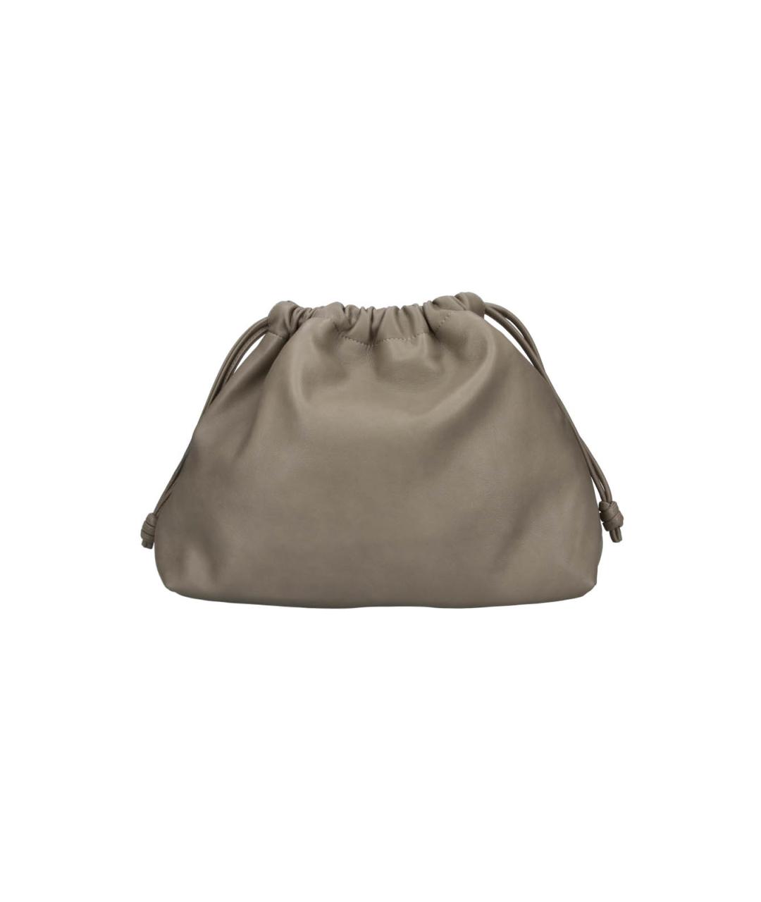 THE FRANKIE SHOP Зеленая сумка с короткими ручками из искусственной кожи, фото 3