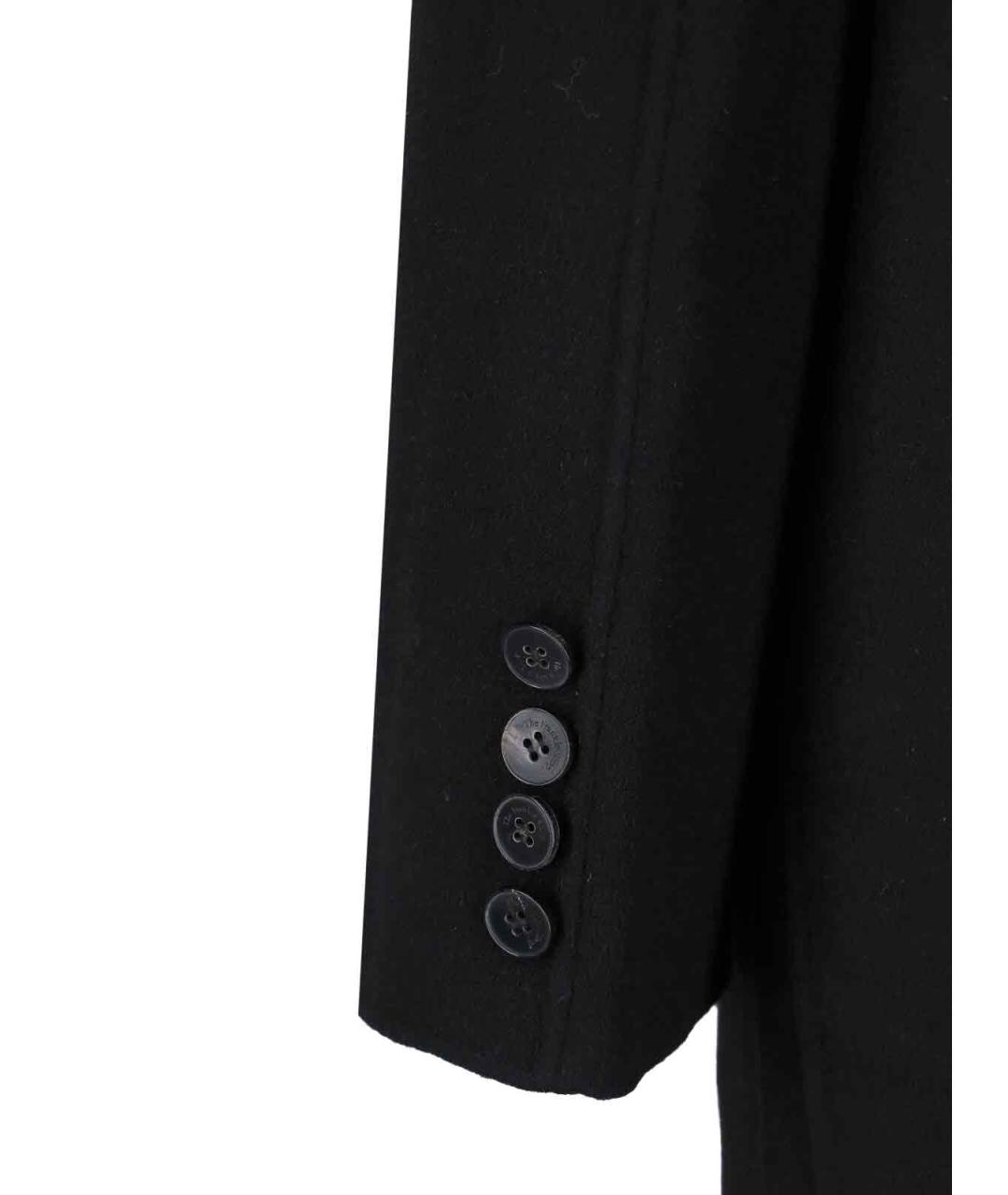 THE FRANKIE SHOP Черное шерстяное пальто, фото 3