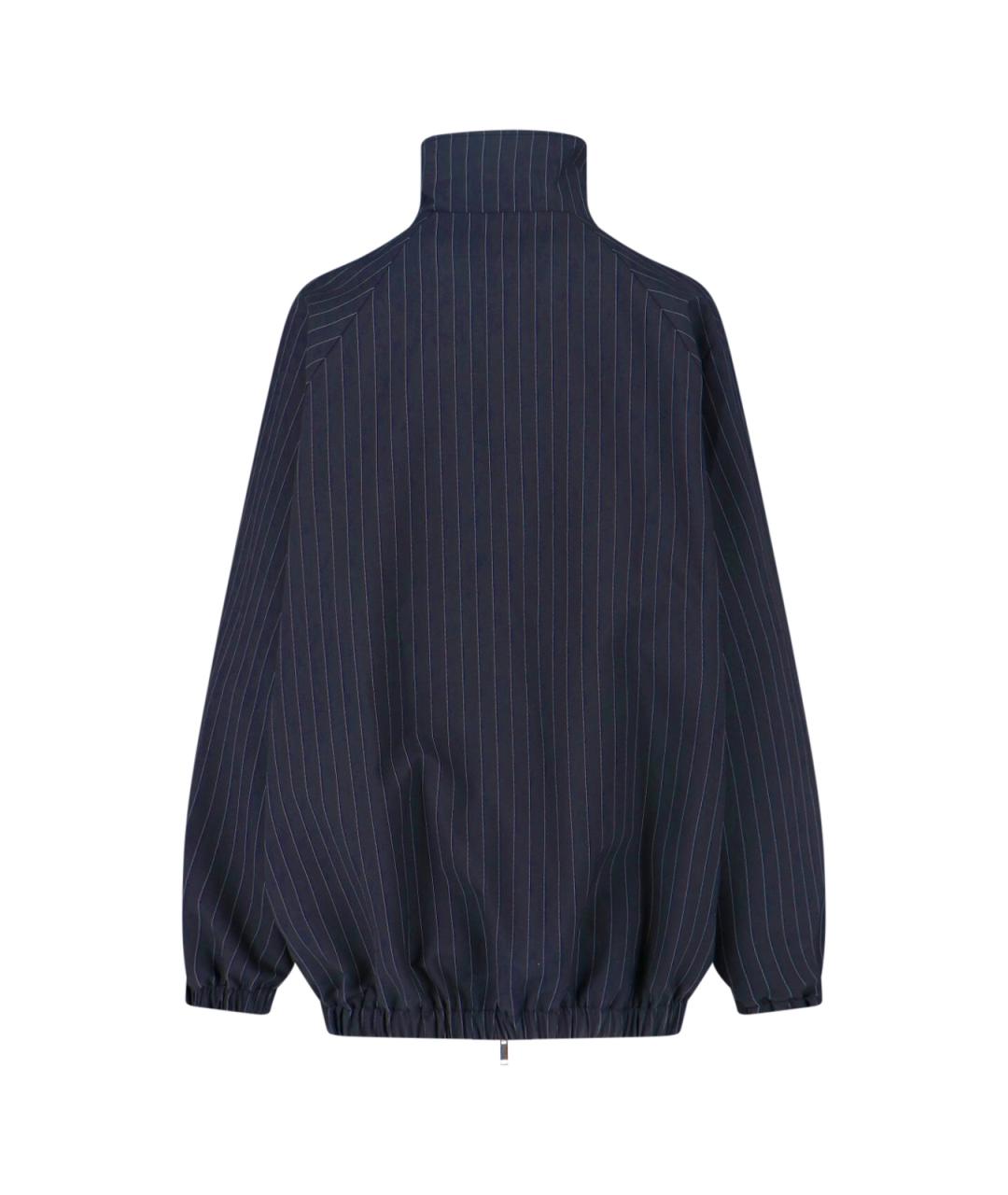 THE FRANKIE SHOP Синяя полиэстеровая куртка, фото 2