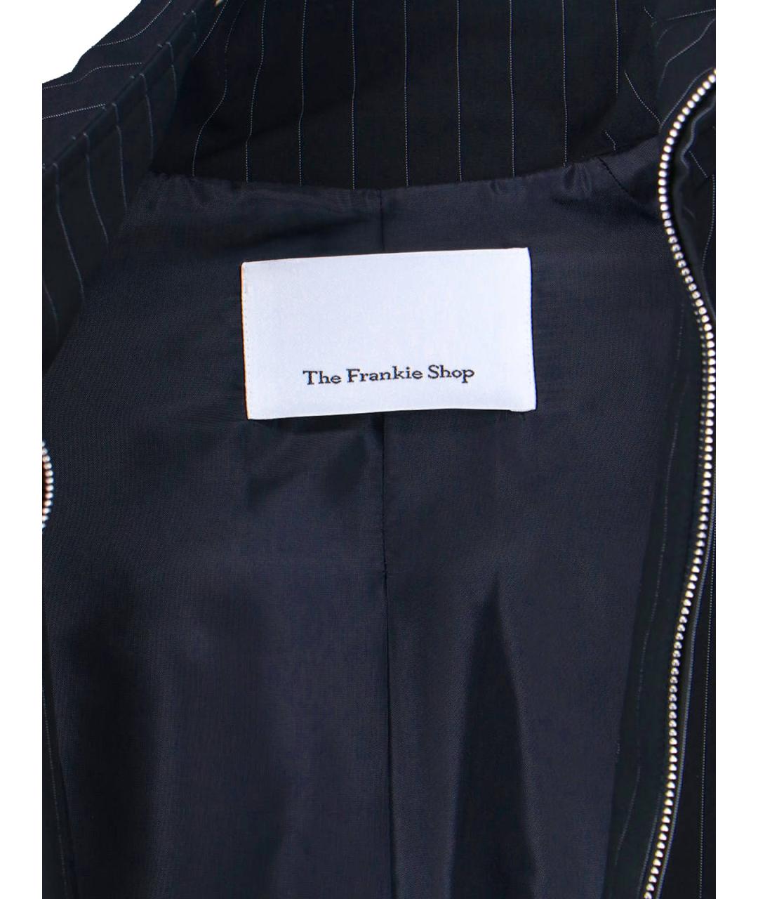 THE FRANKIE SHOP Синяя полиэстеровая куртка, фото 5