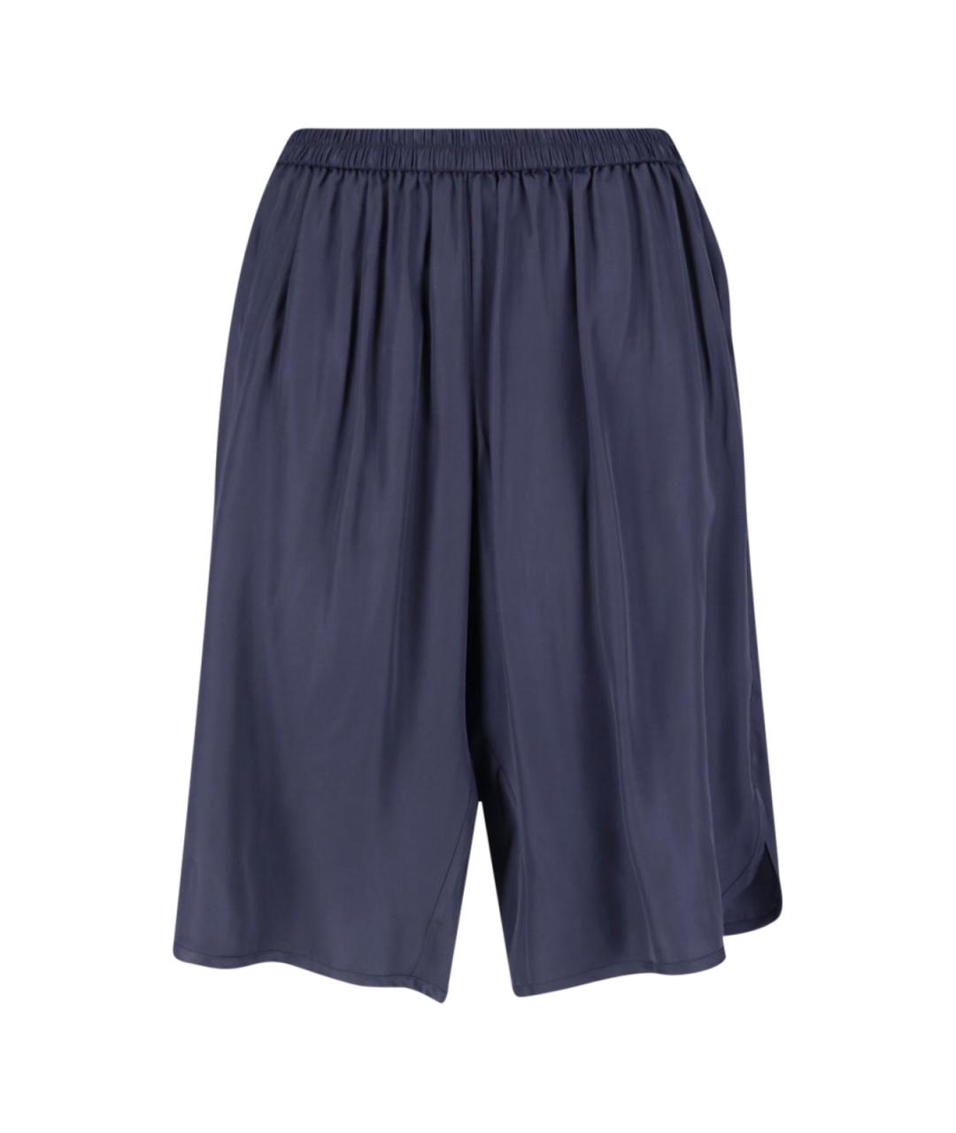 THE FRANKIE SHOP Синие вискозные прямые брюки, фото 1