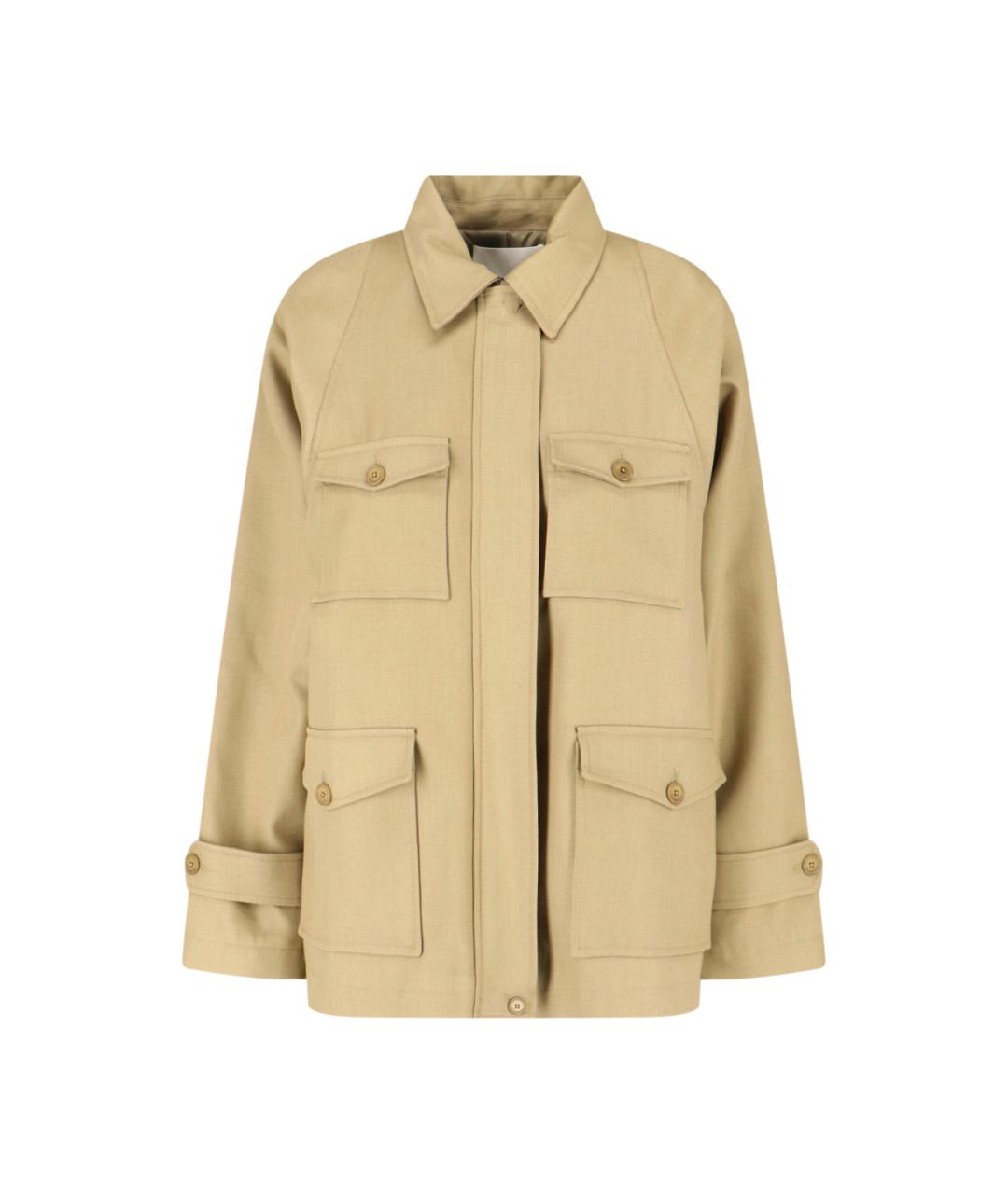 THE FRANKIE SHOP Зеленая хлопковая куртка, фото 1