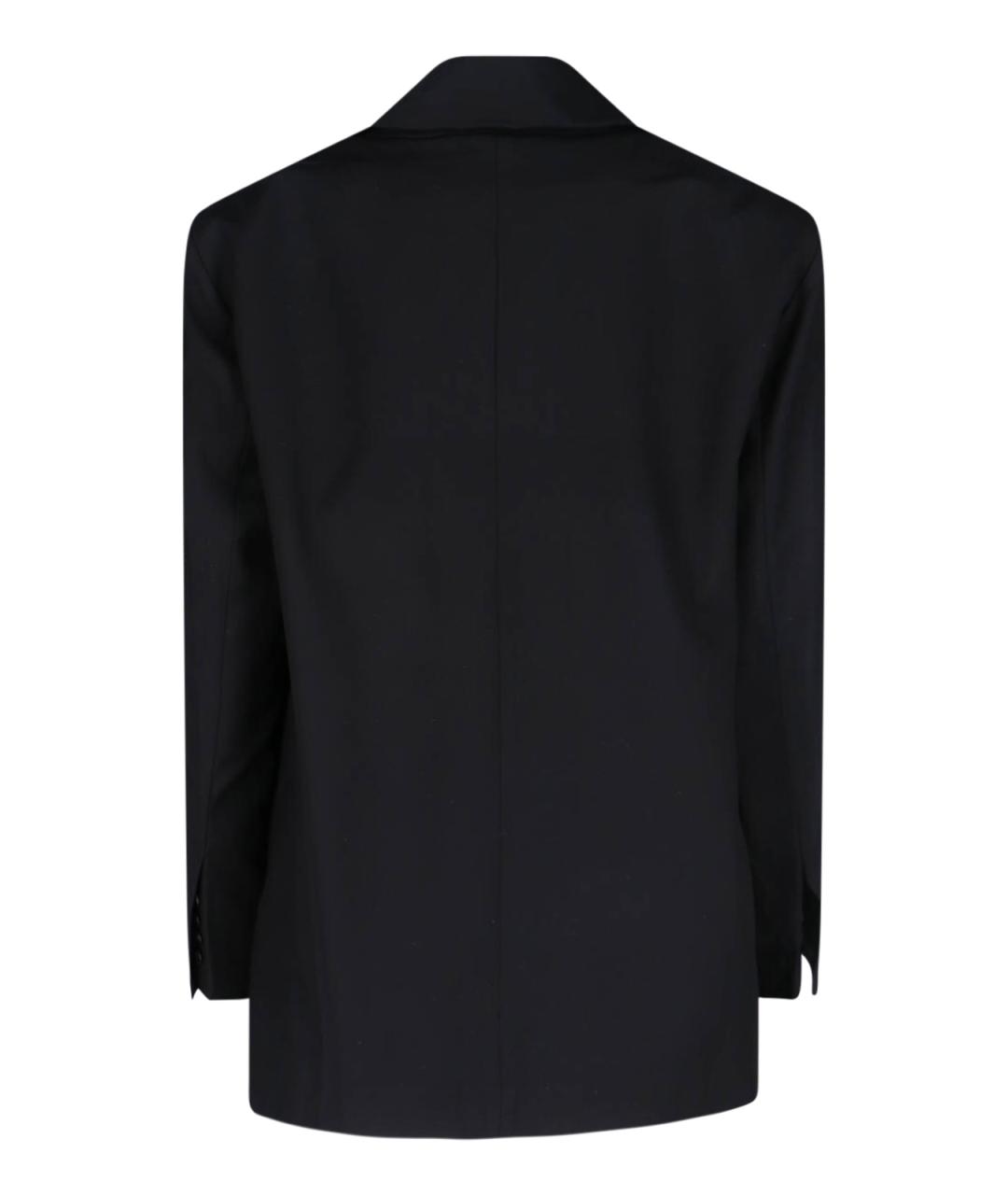 THE FRANKIE SHOP Черный шерстяной жакет/пиджак, фото 2