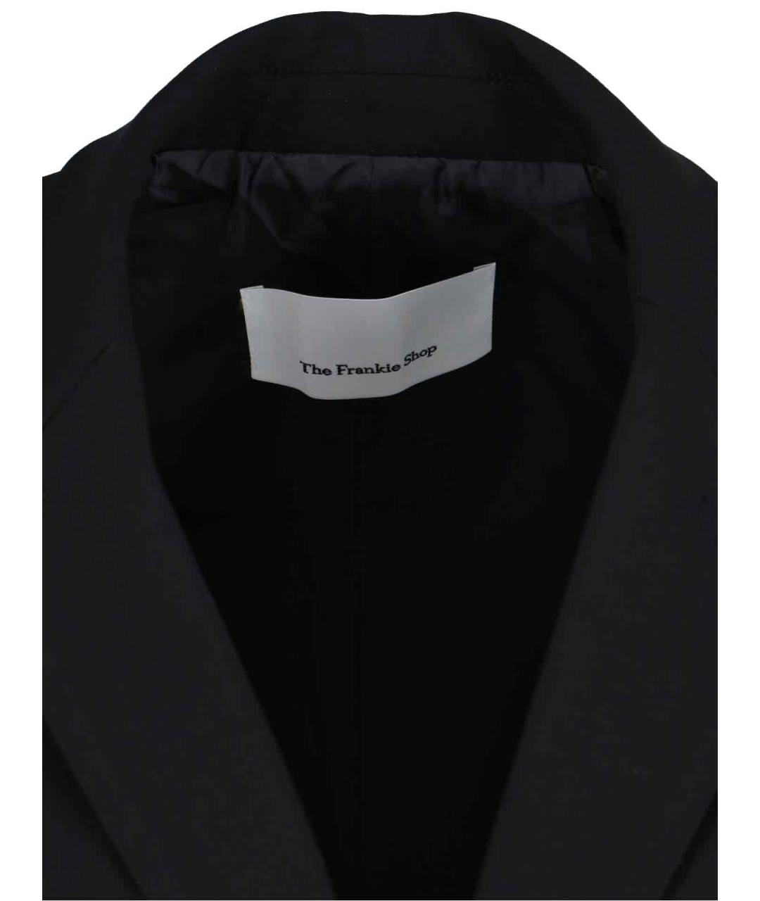 THE FRANKIE SHOP Черный шерстяной жакет/пиджак, фото 3