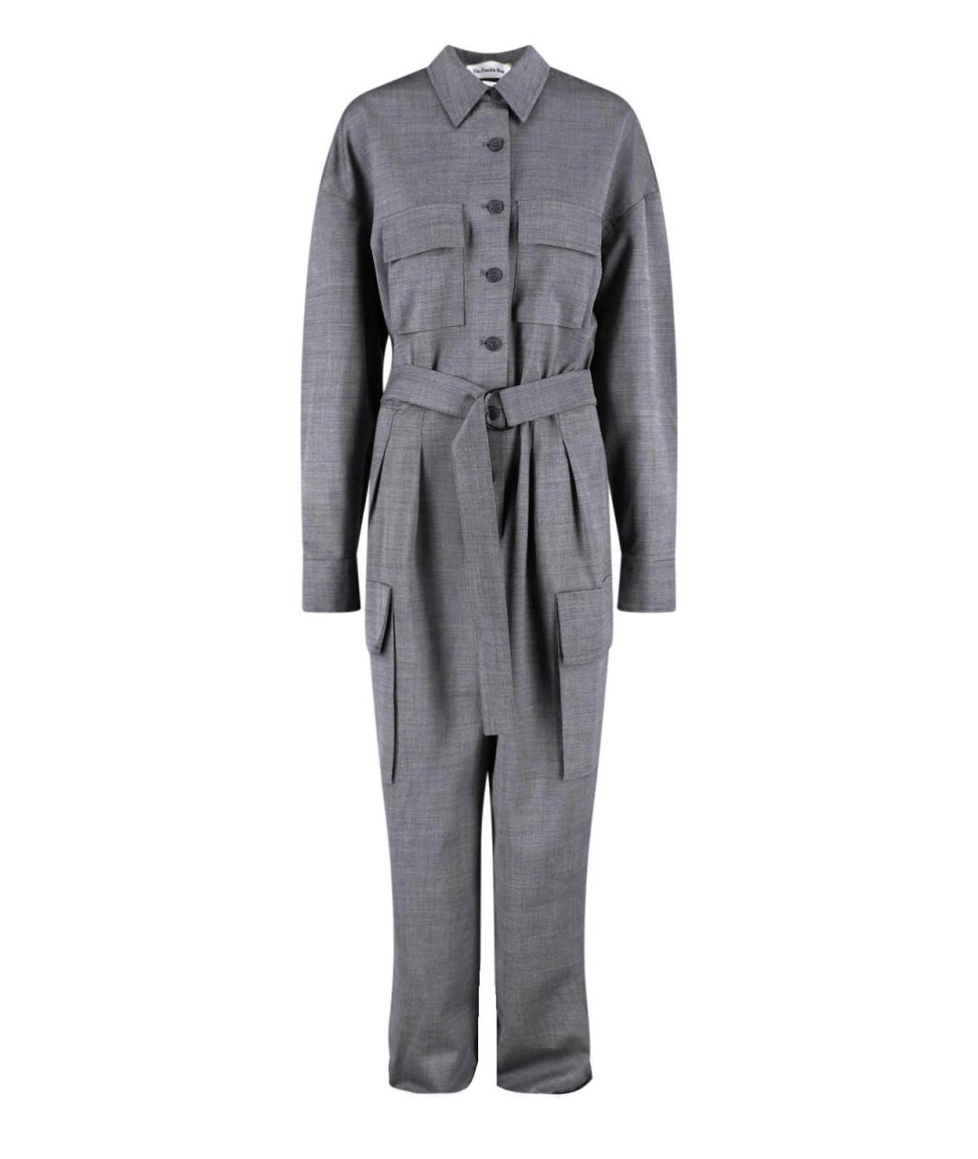 THE FRANKIE SHOP Серый вискозный комбинезон, фото 1